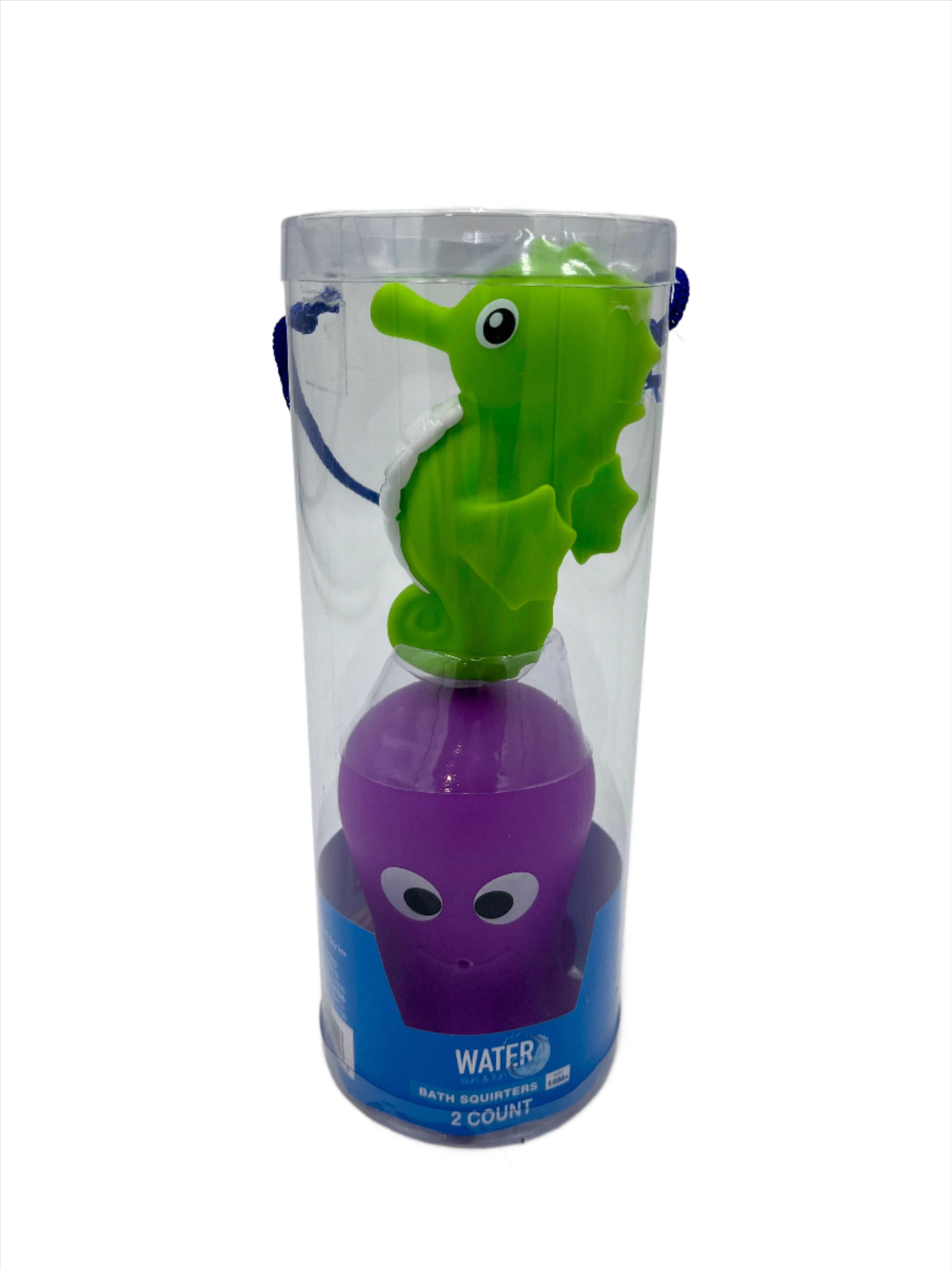 Bath Toys, Octopus and Seahorse Squirter, Case of 6