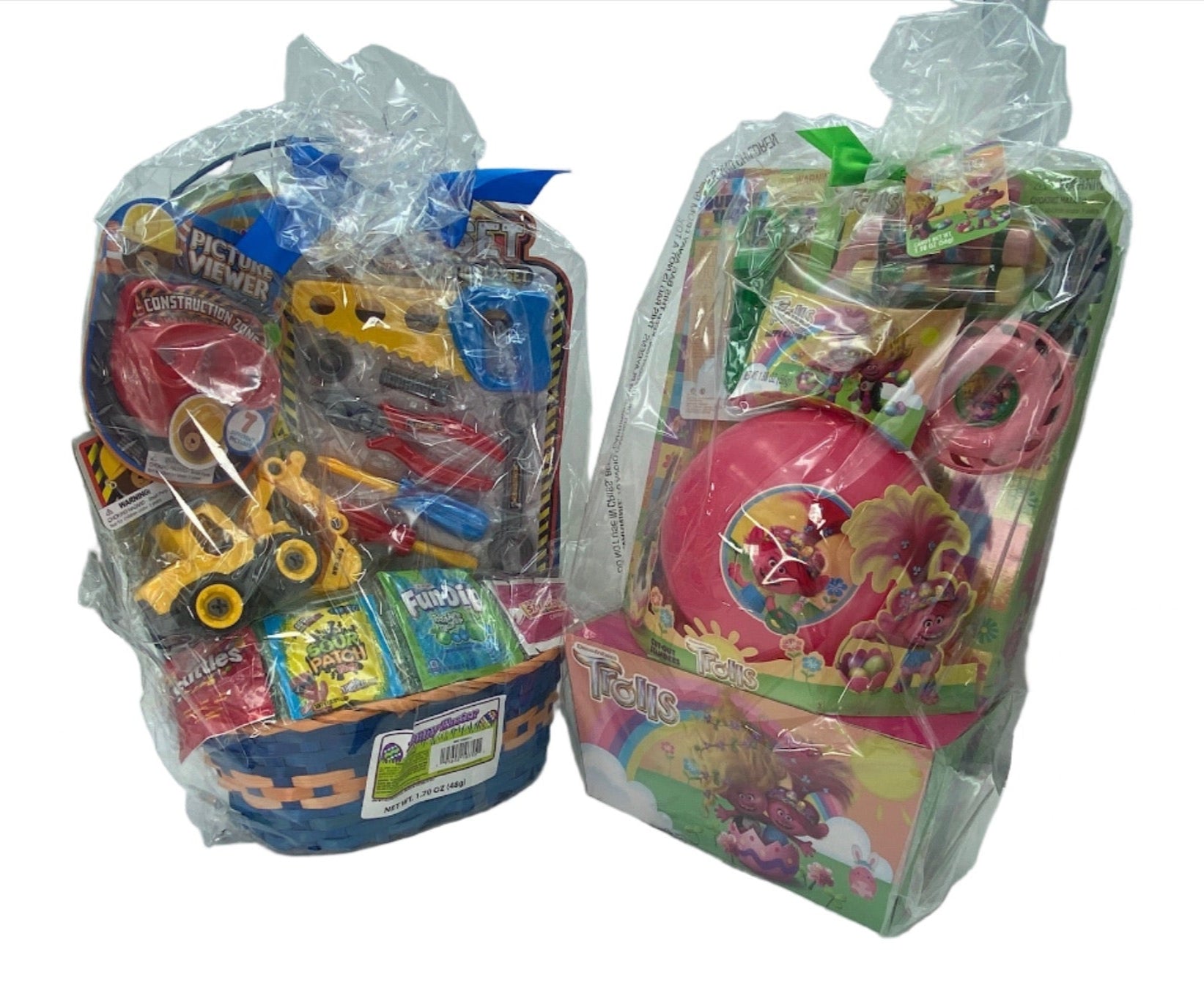 Toy Basket / Easter Basket, Filled with Toys & Candy - Assorted