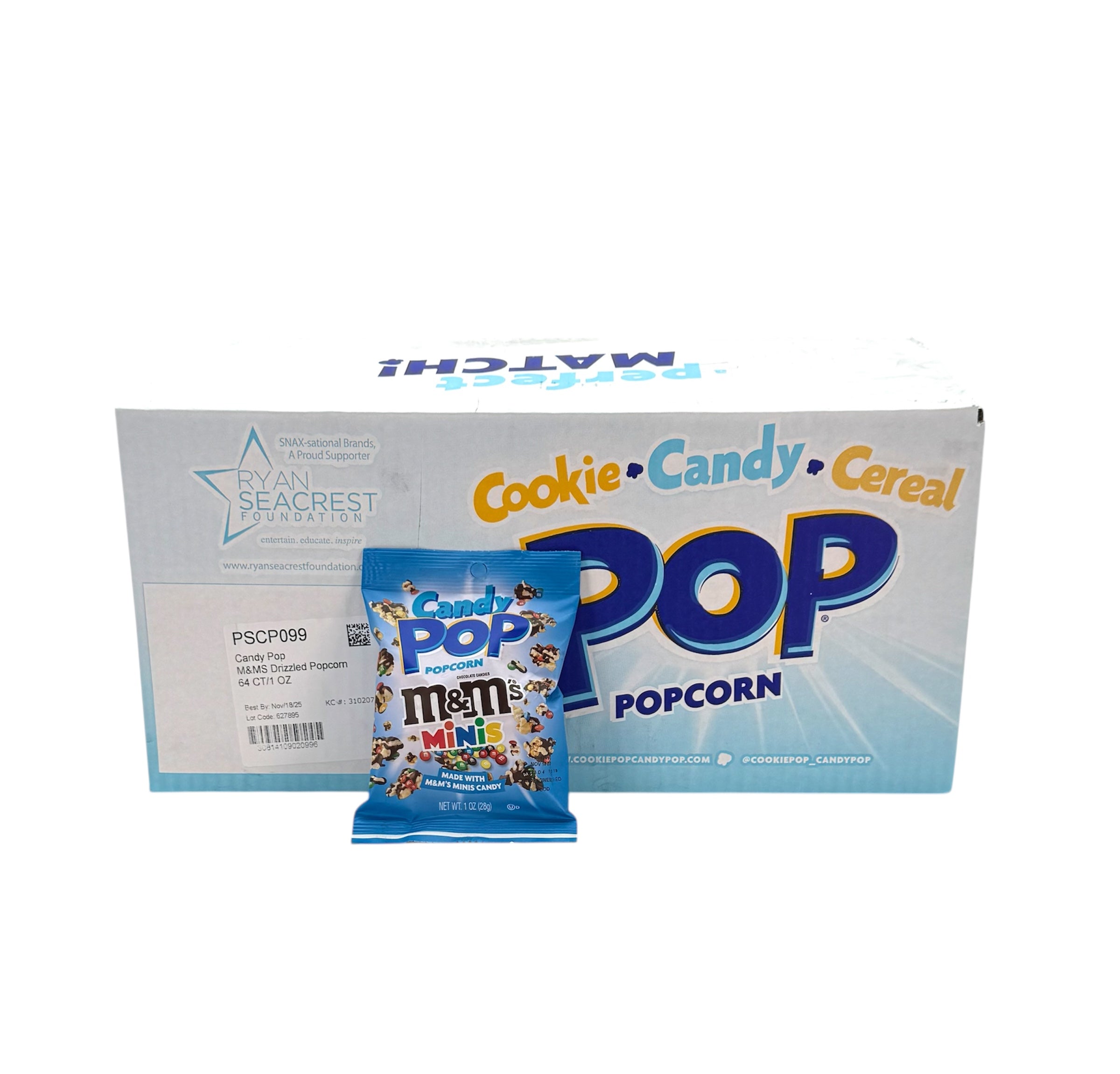 Candy Pop M&M's Minis Popcorn, 1 oz. Bag
