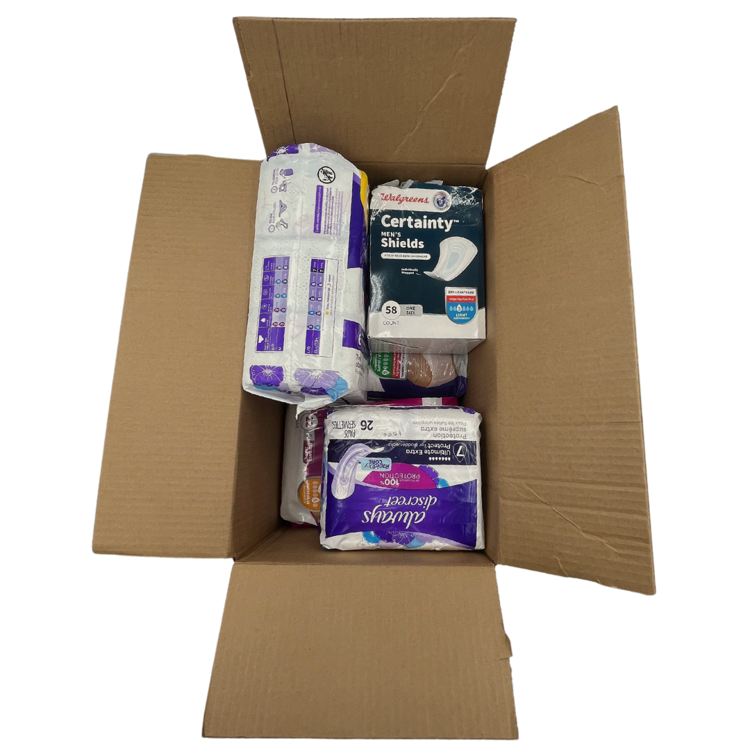 Incontinence products - Assorted Box