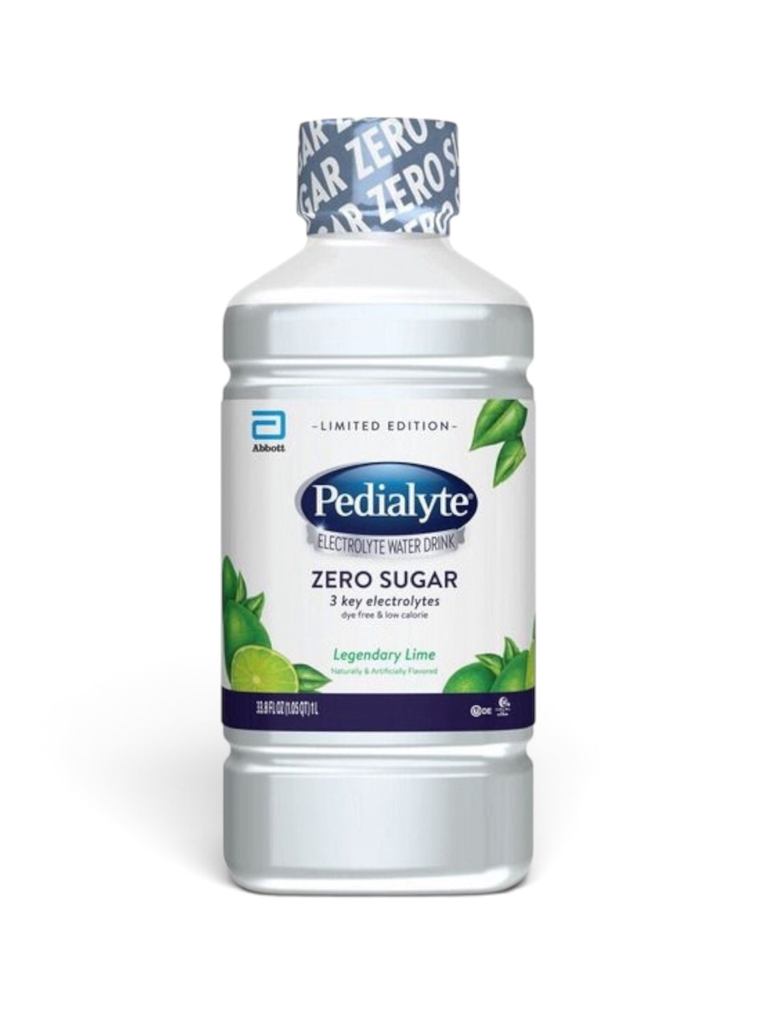 Pedialyte Zero Sugar Electrolyte Water Drink - case of 4 bottles