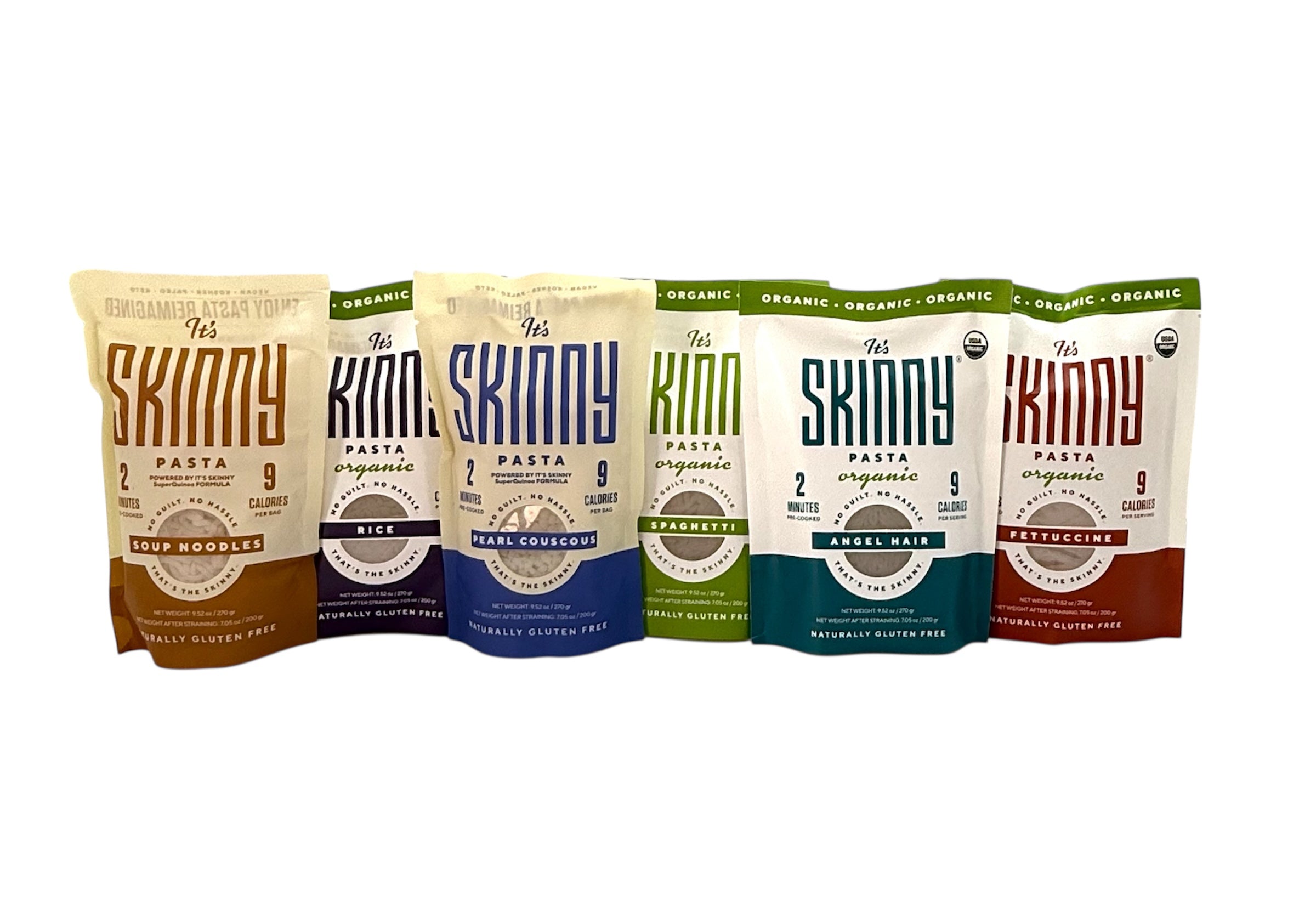 Gluten Free Pasta, It's Skinny - Case of 6 Pouches