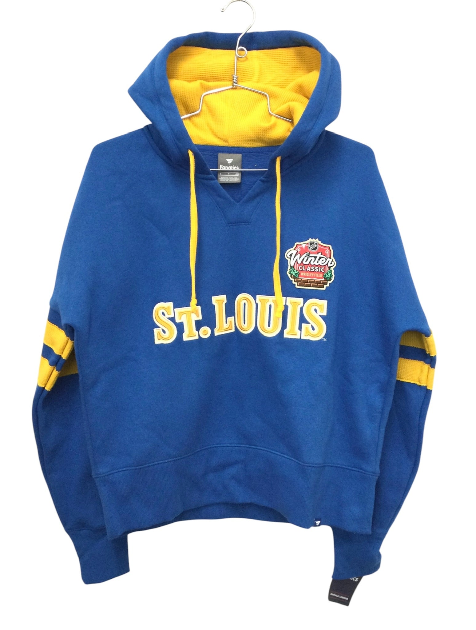 St. Louis Blues Fanatics Women's Winter Classic Seize Fleece Pullover Hoodie - Blue