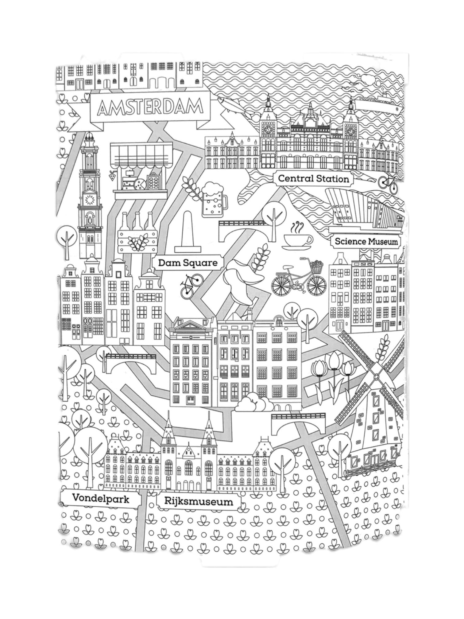 Cities of the World Coloring Book - pack of 10 coloring books