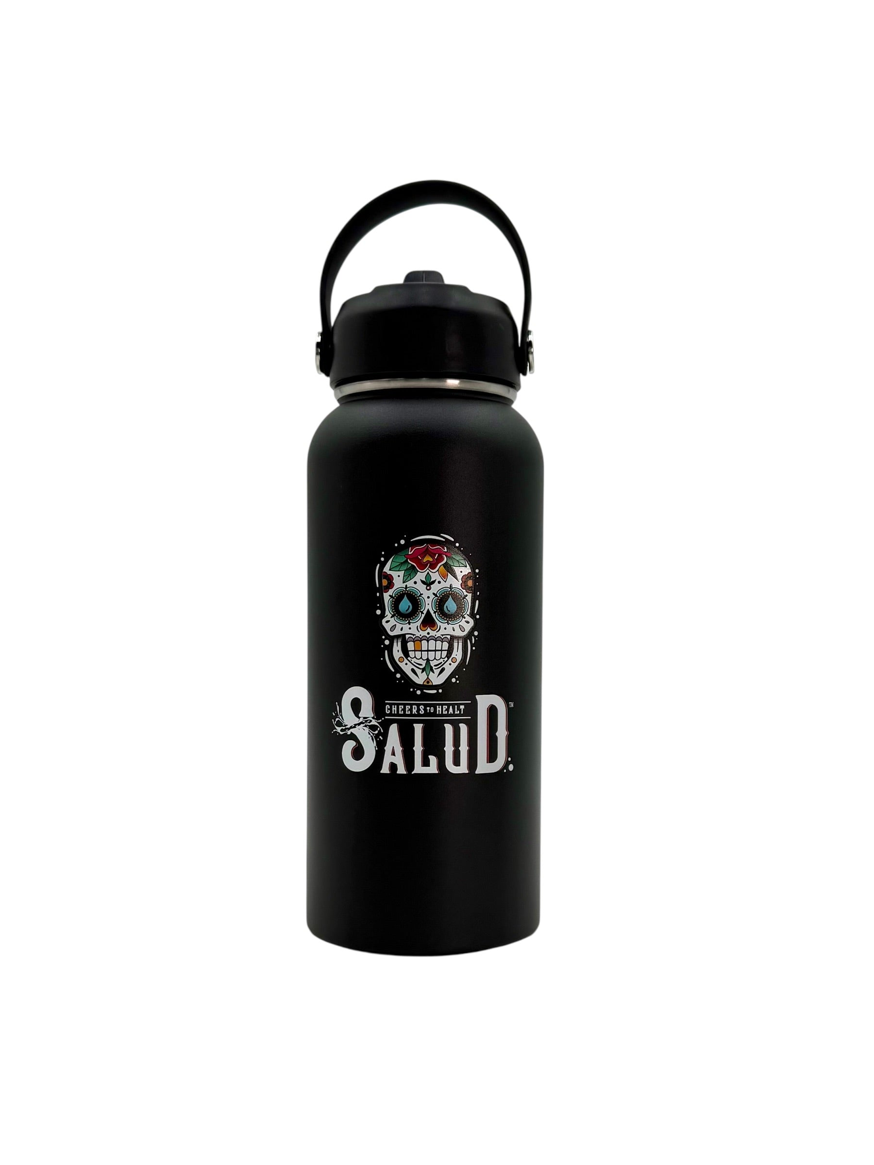 32 oz. Stainless Steel "Salud" Water Bottle