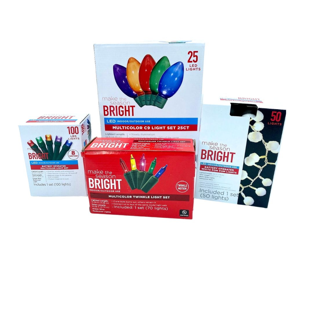 Holiday String Lights: Assorted Box