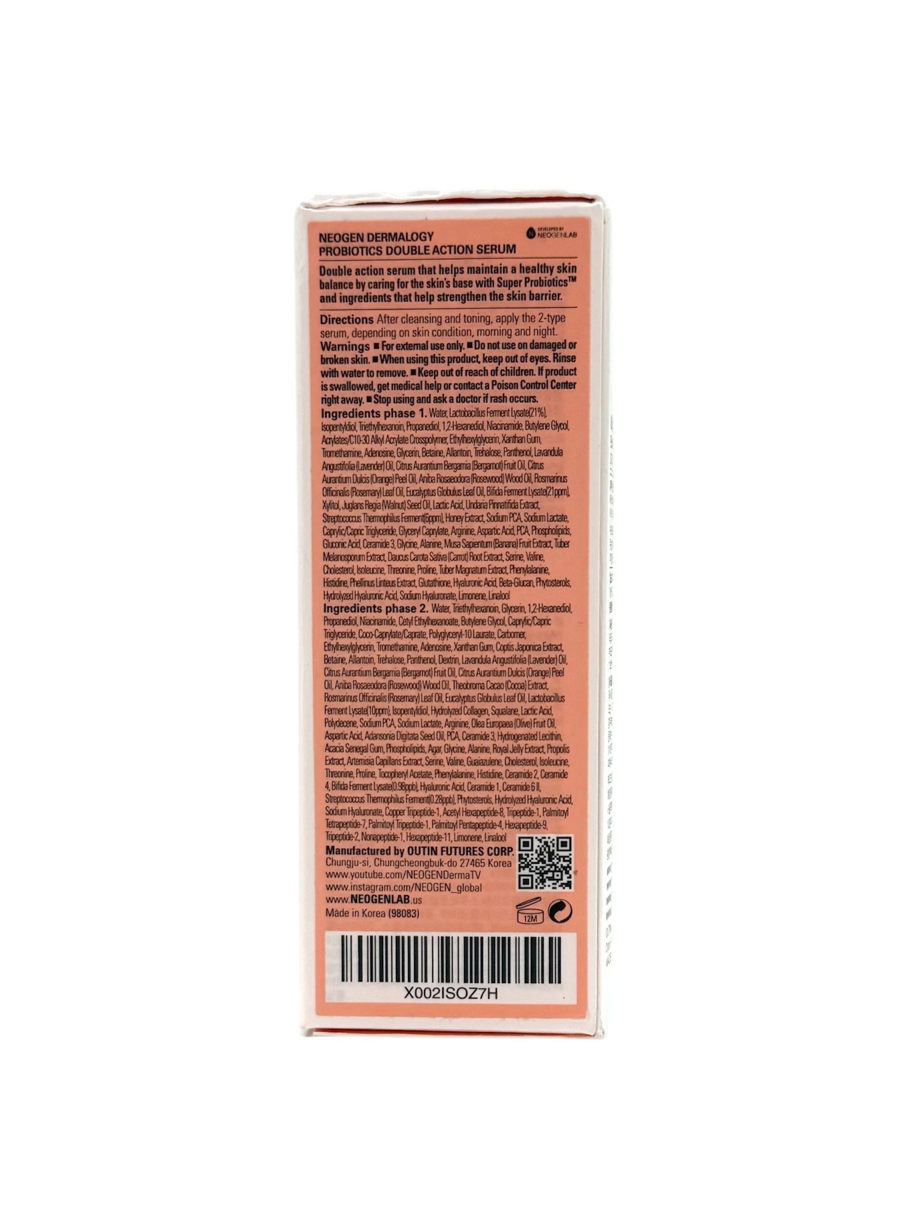 Probiotics Double Action Serum