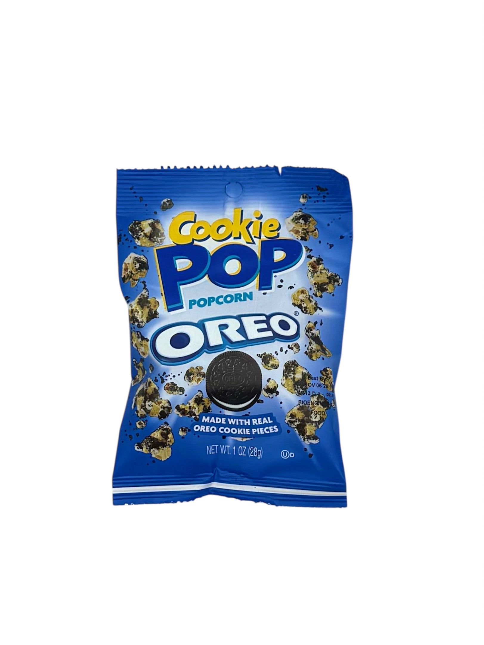 Cookie Pop Oreo Popcorn, 1 oz. Bag, Case of 64 Bags