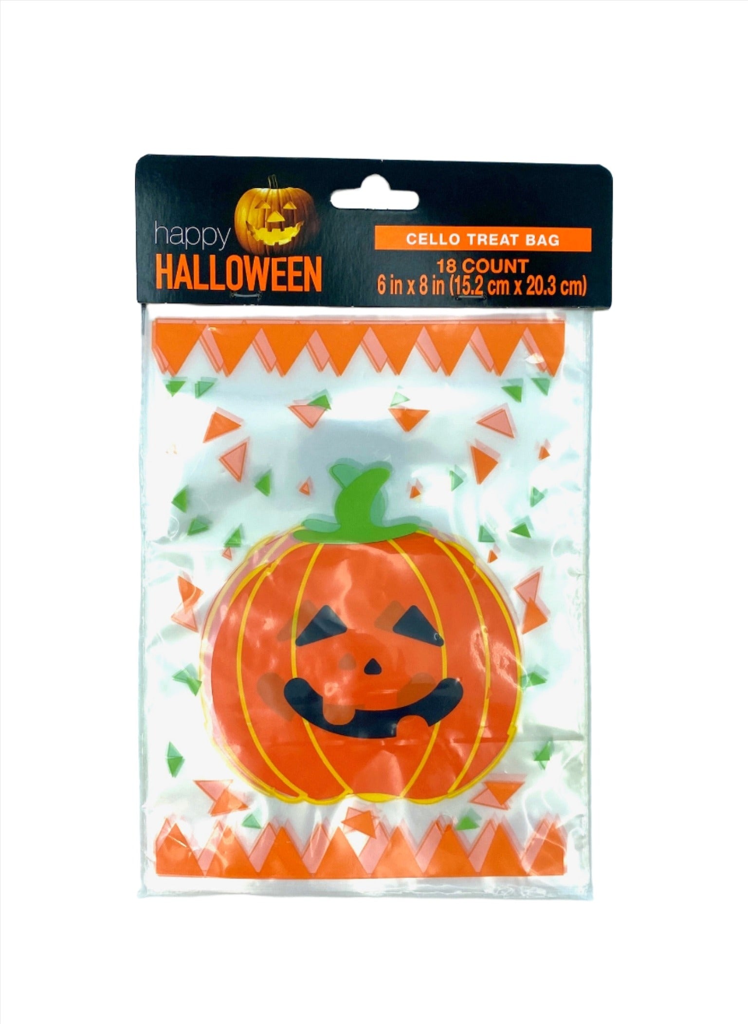 Halloween Cello Treat Bag. 12-18 bags per pack