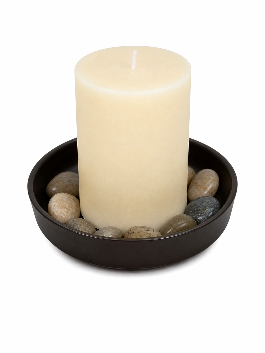 Candle Dish, Dark Gray - IKEA Ärofull
