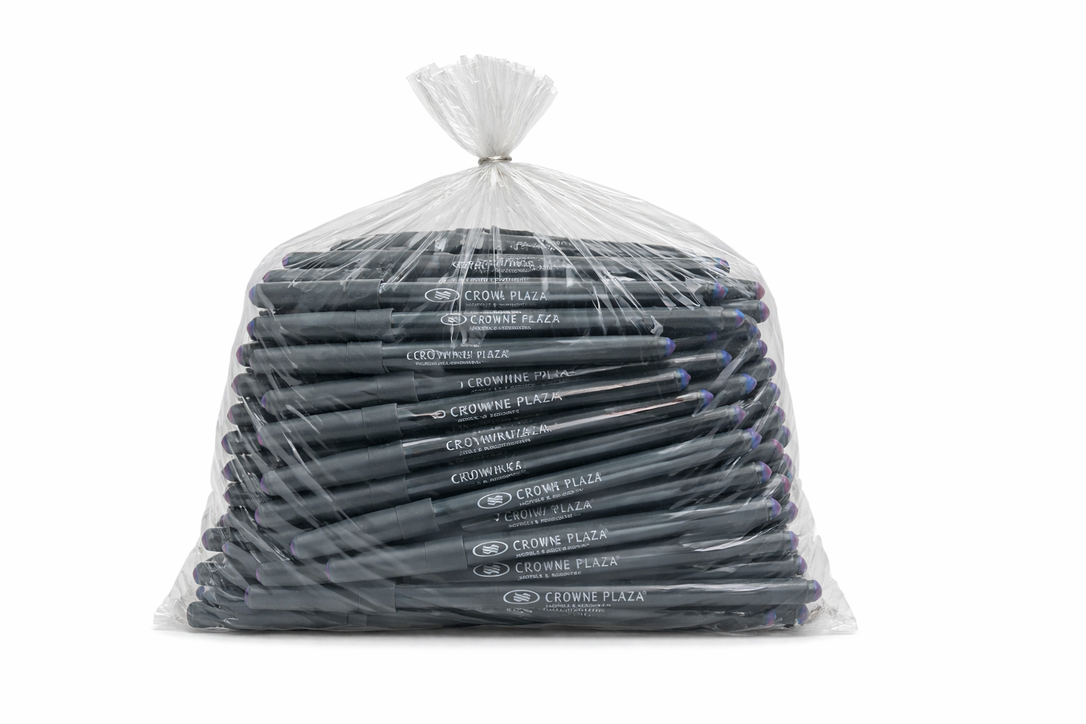 Black Ink Pens with Cap, Crowne Plaza Branded