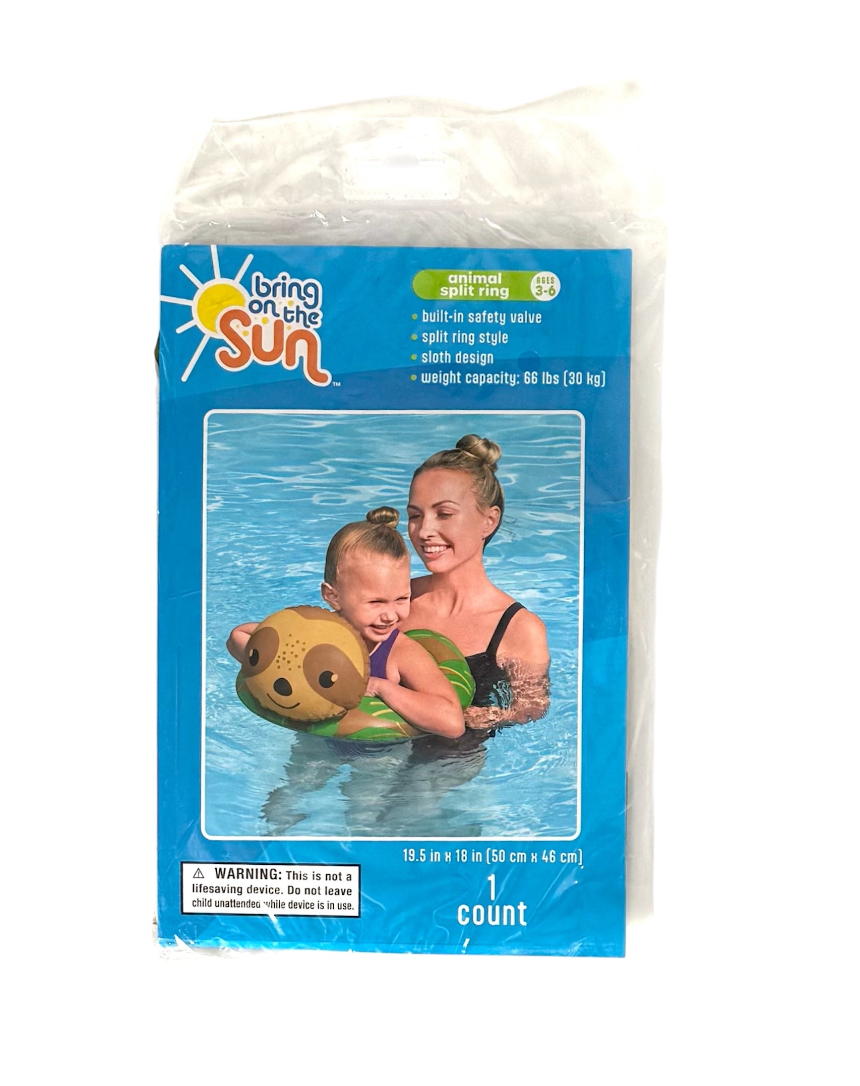 Bring on the Sun Child's Pool Float - Split Ring Style