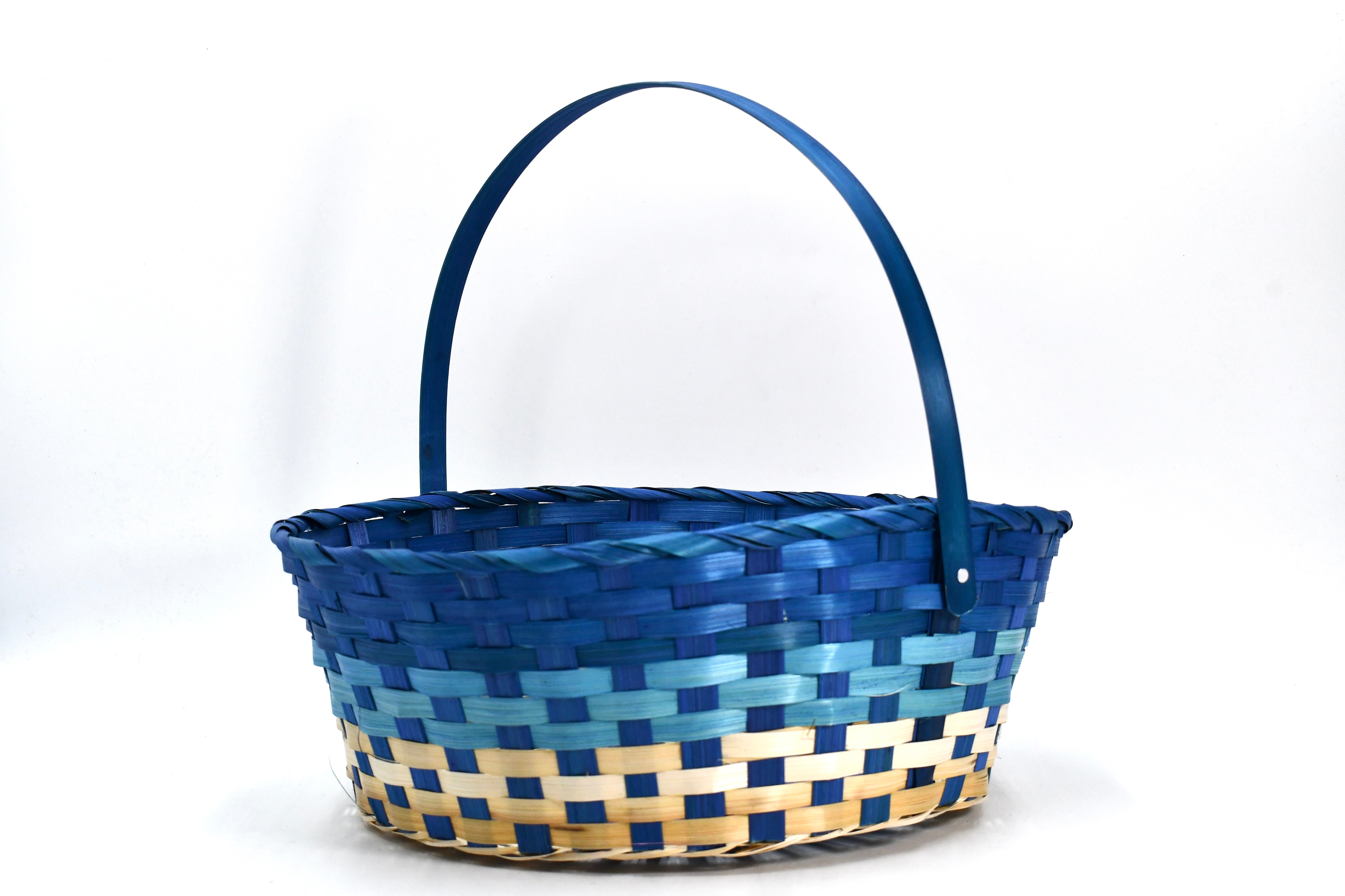 Woven Easter Basket, Assorted Colors. Large Size