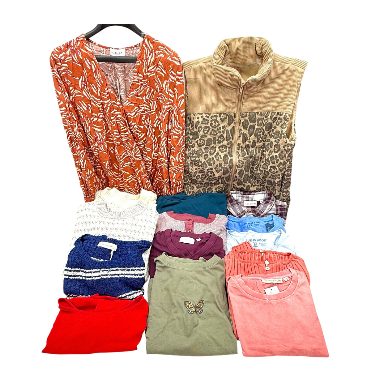 Women's Tops, Uncharted Store - Box of 15 Assorted Tops