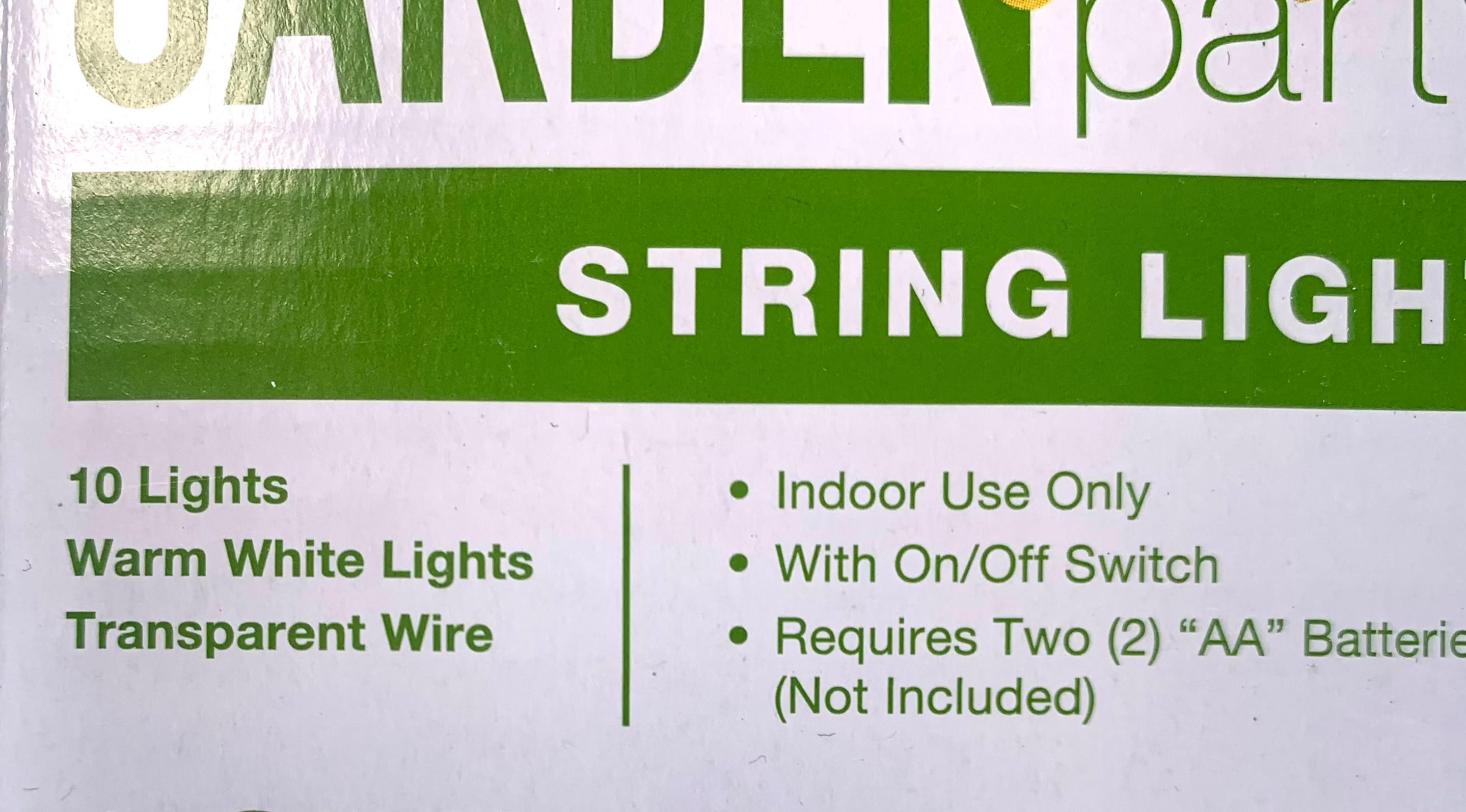 Novelty String Lights