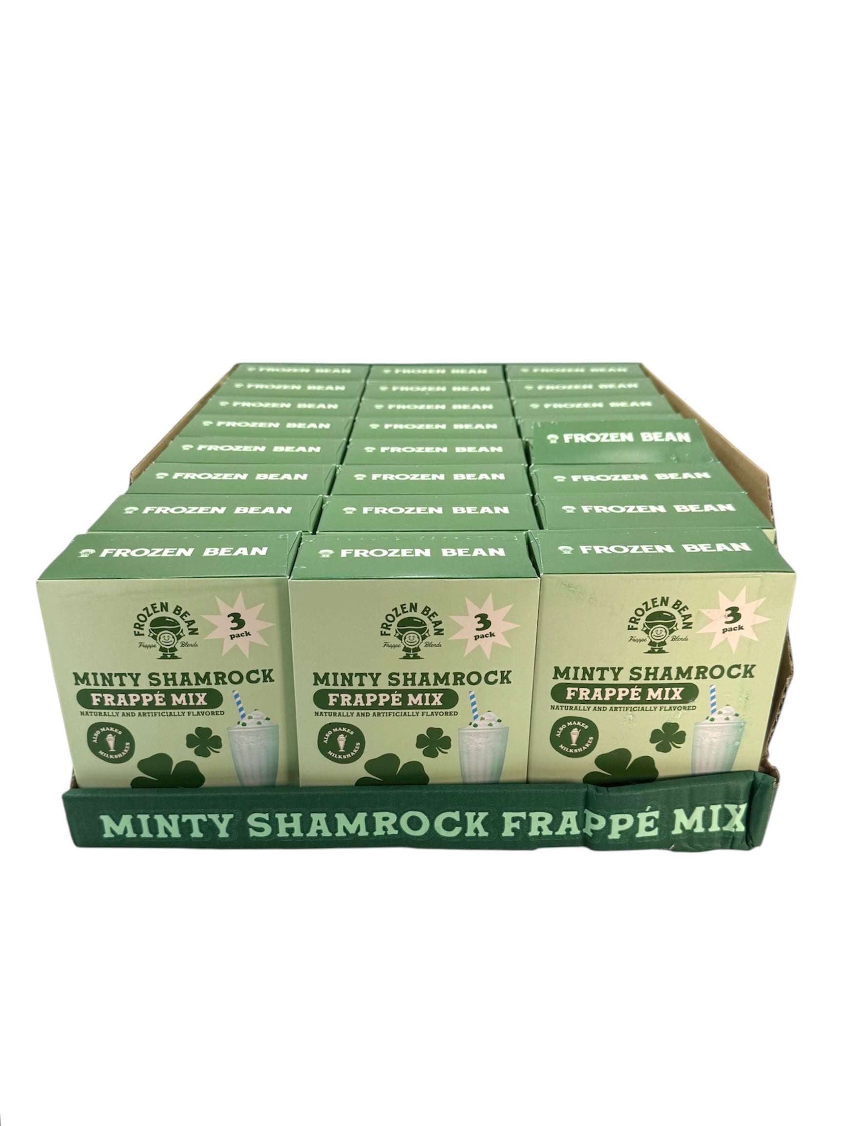 Frappe Drink Mix, Minty Shamrock Flavor - 4.2 oz. Carton, Case of 24 Cartons.