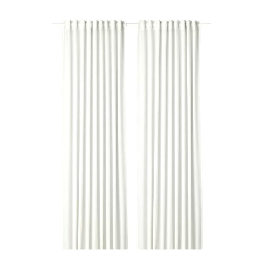 White Curtains, Various Sizes - IKEA Hilja