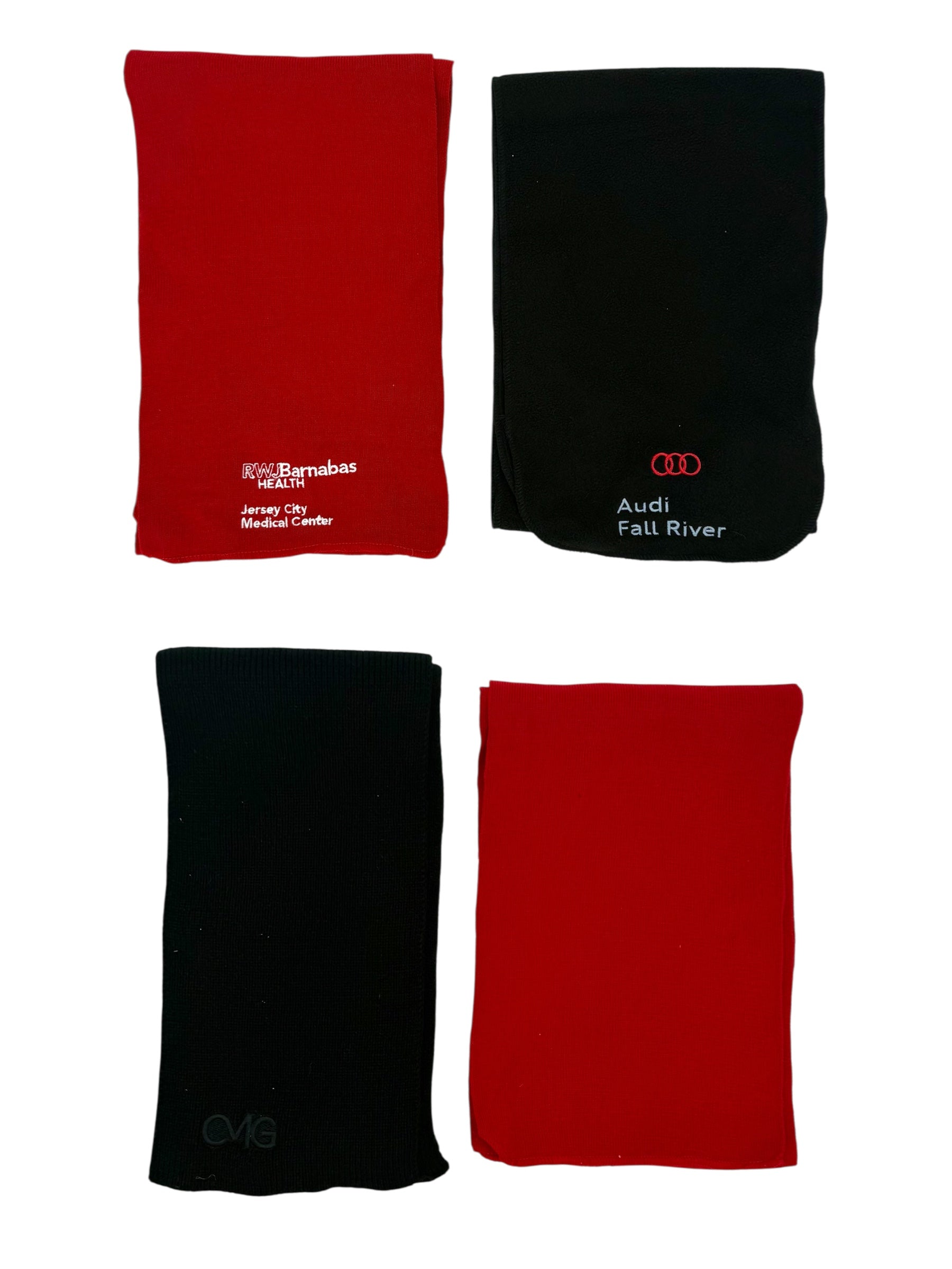 Winter Scarf, Assorted Red or Black