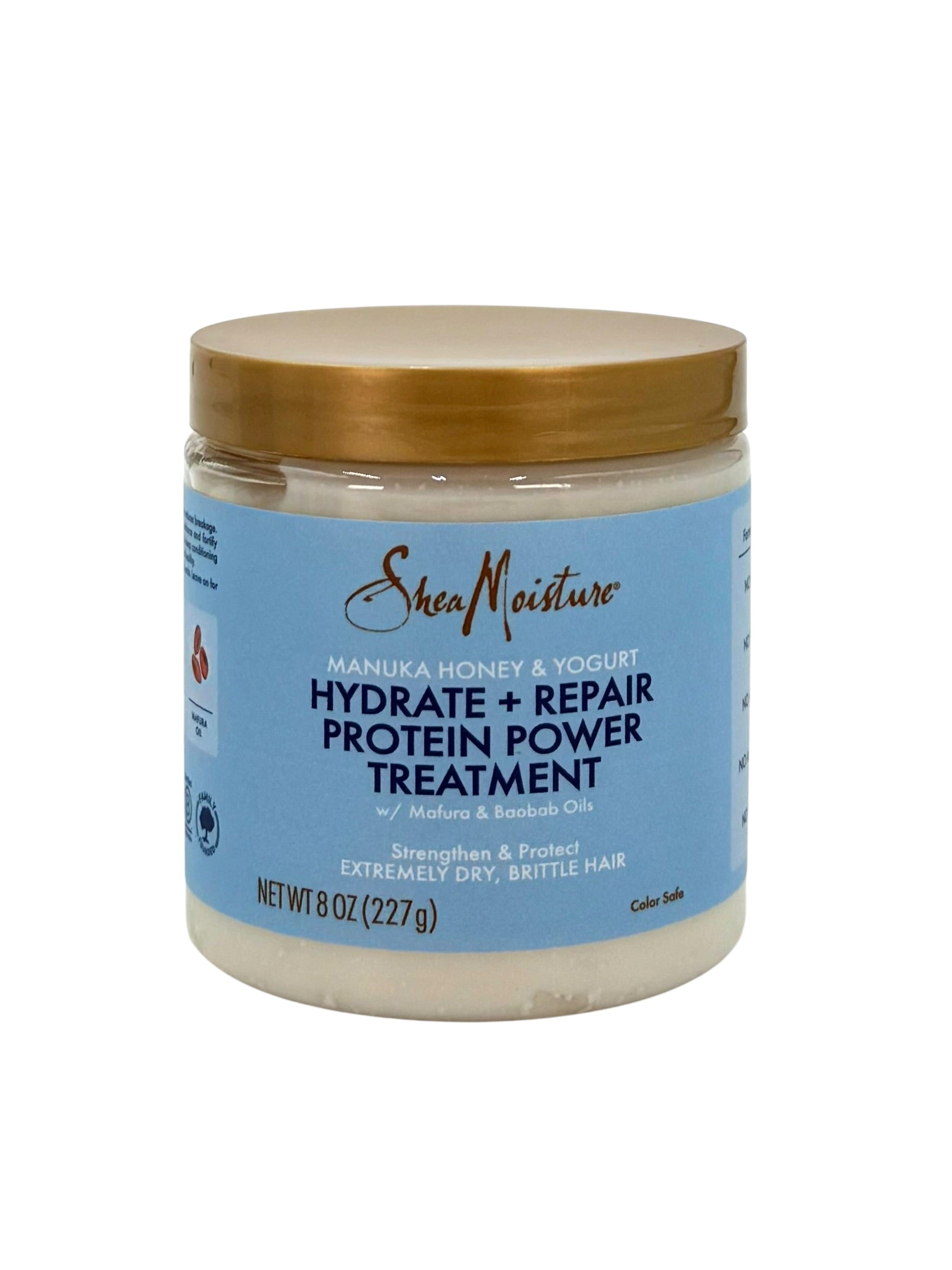 Shea Moisture Hydrate & Repair Protein Power Hair Treatment, 8 oz. Jar - Pack of 3 Jars