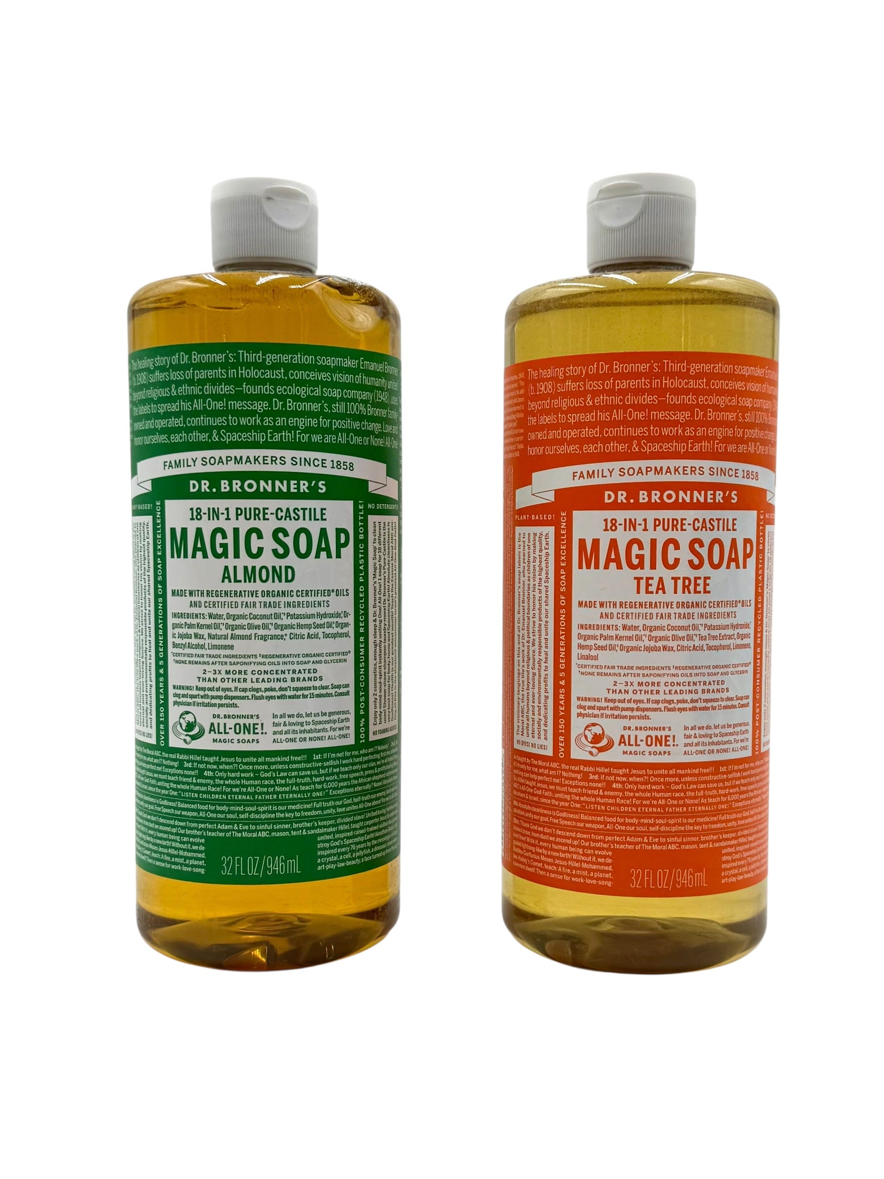 Dr. Bronner's Pure Castile Magic Soap, 32 fl. oz. - Assorted Scents