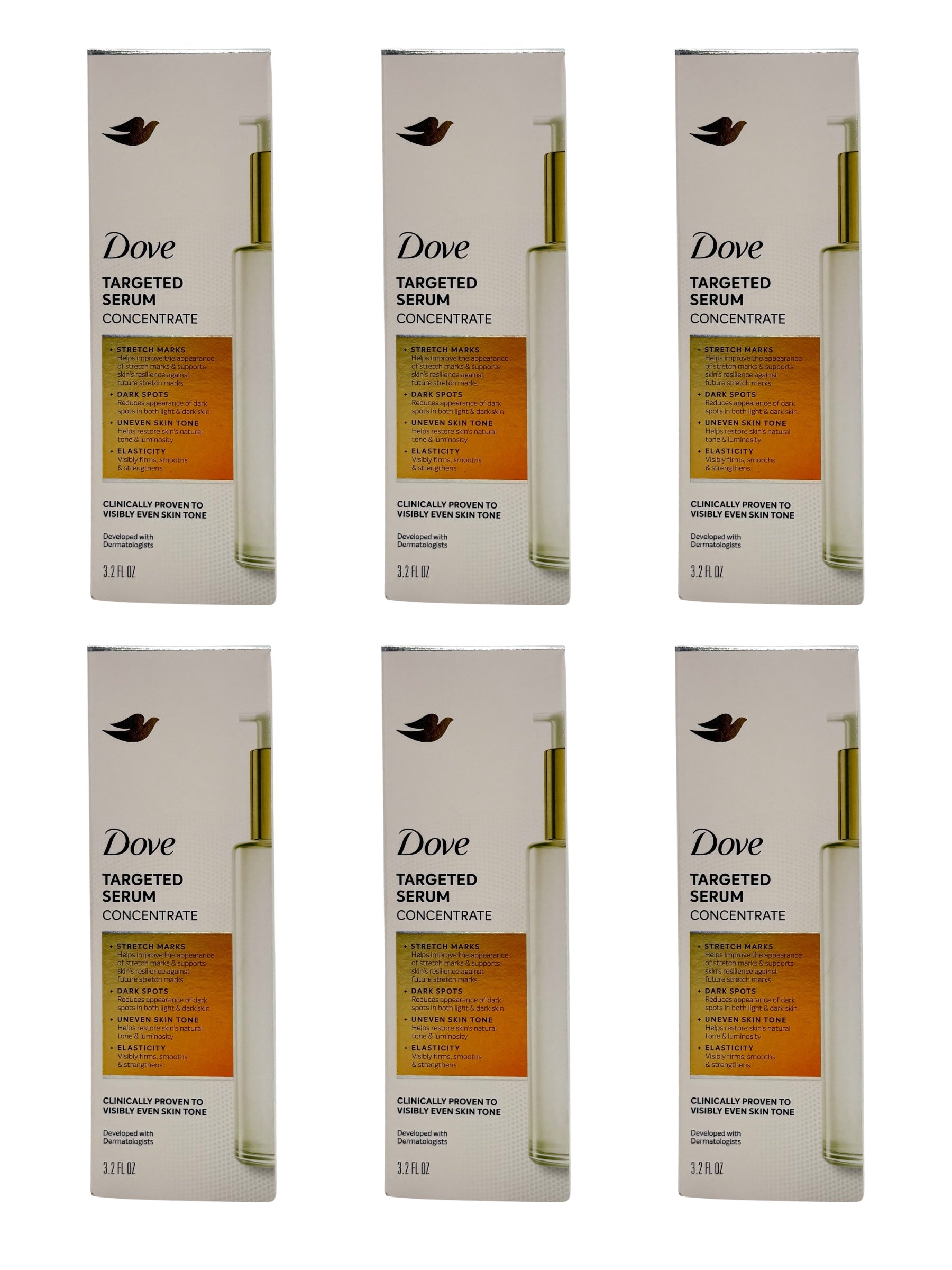 Dove Targeted Serum Concentrate, 3.2 oz. - Case of 6