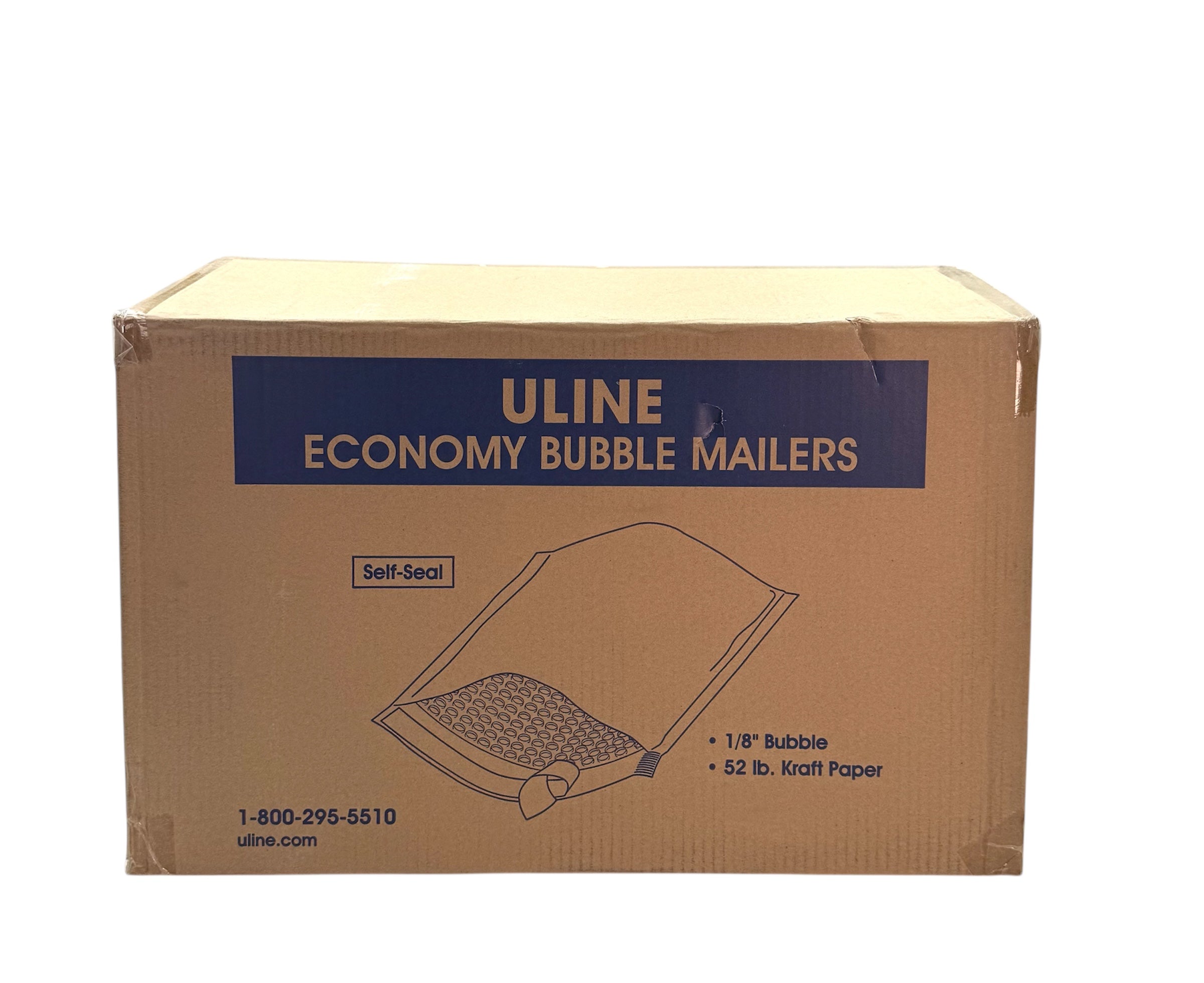 Uline Bubble Mailers, #4 Gold (9 1/2 x 14 1/2"), Case of 100