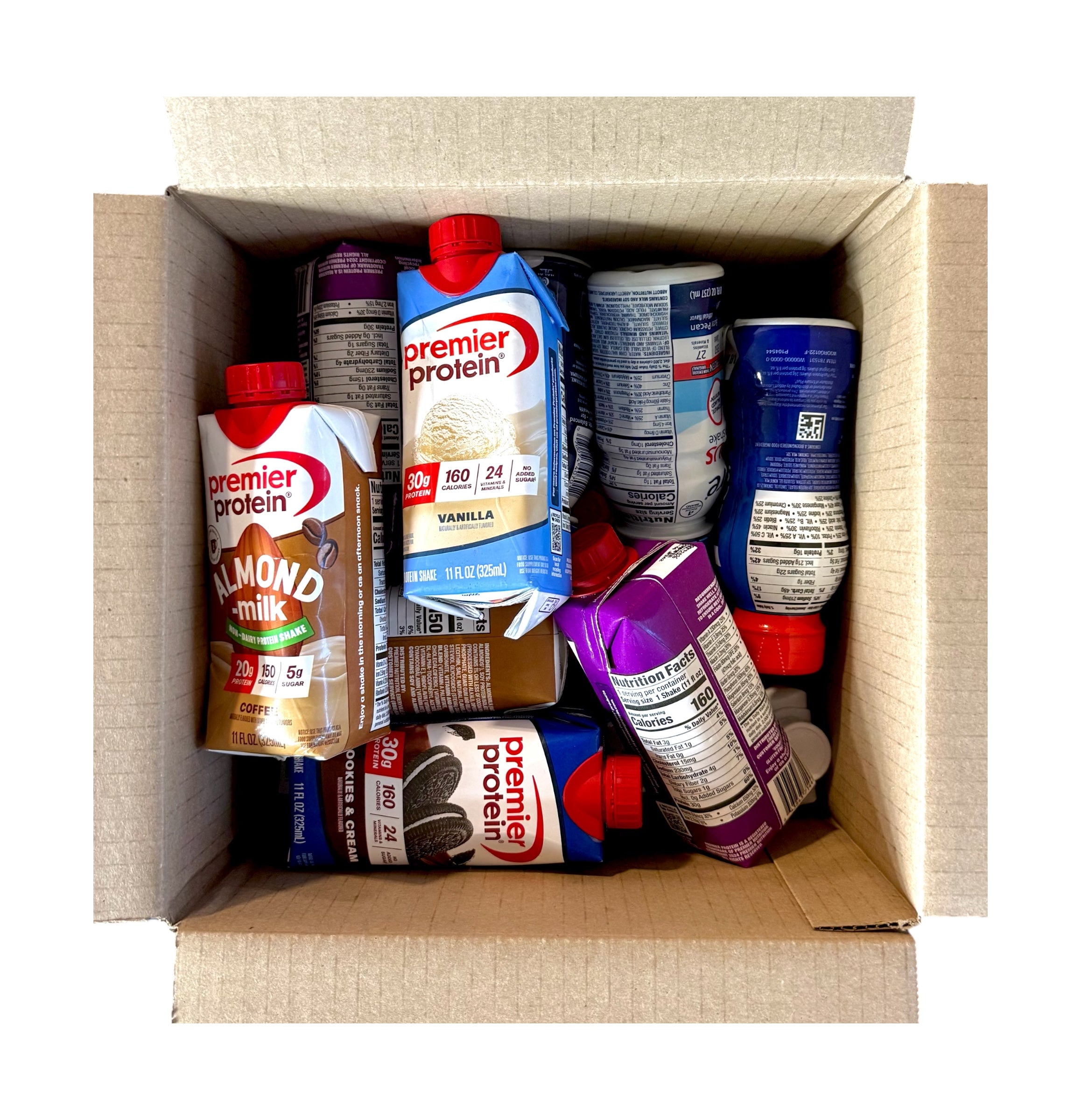 Protein & Meal Supplement Drinks: Assorted Box