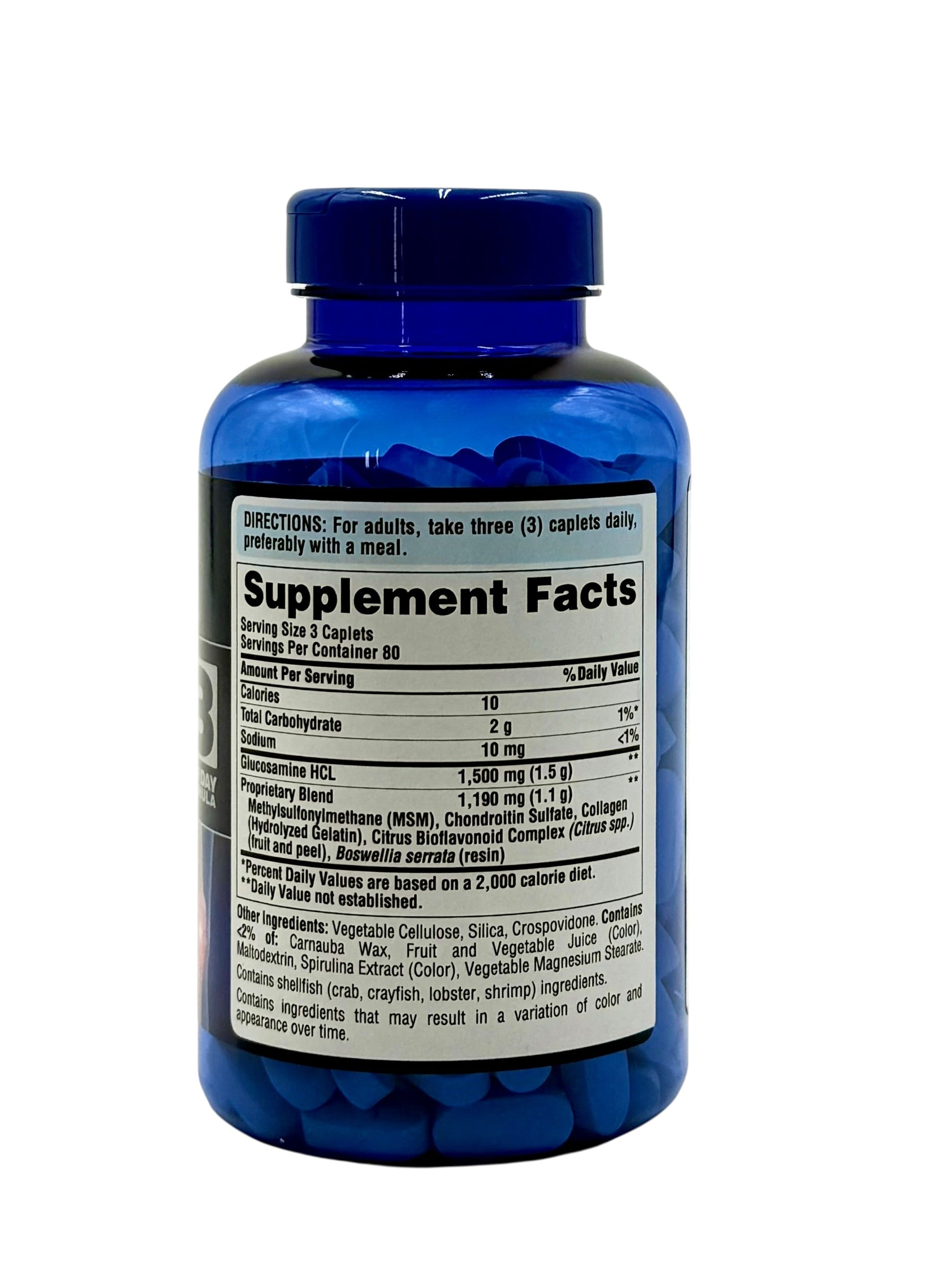 Glucosamine Chondroitin MSM, Puritan's Pride - Bottle of 240 Caplets
