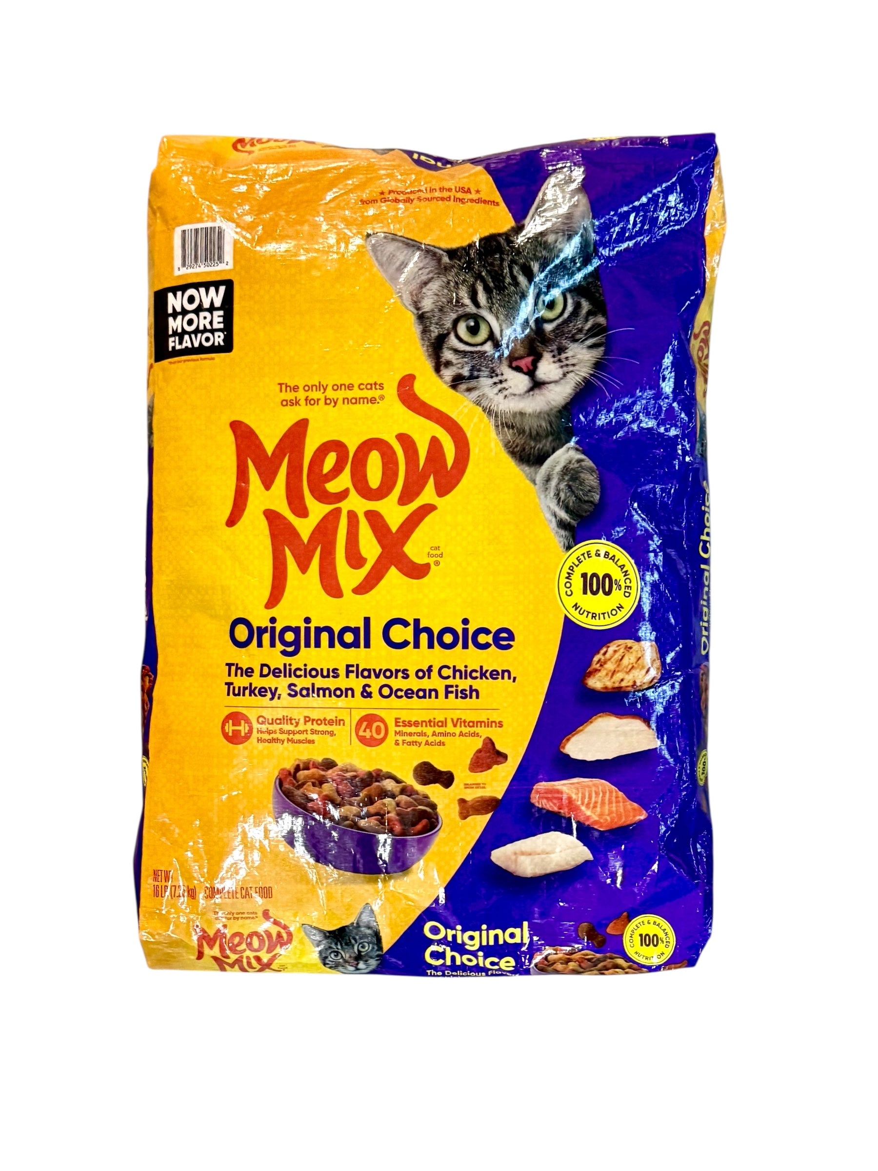 Meow Mix Original Choice Cat Food - 16 Lb. Bag