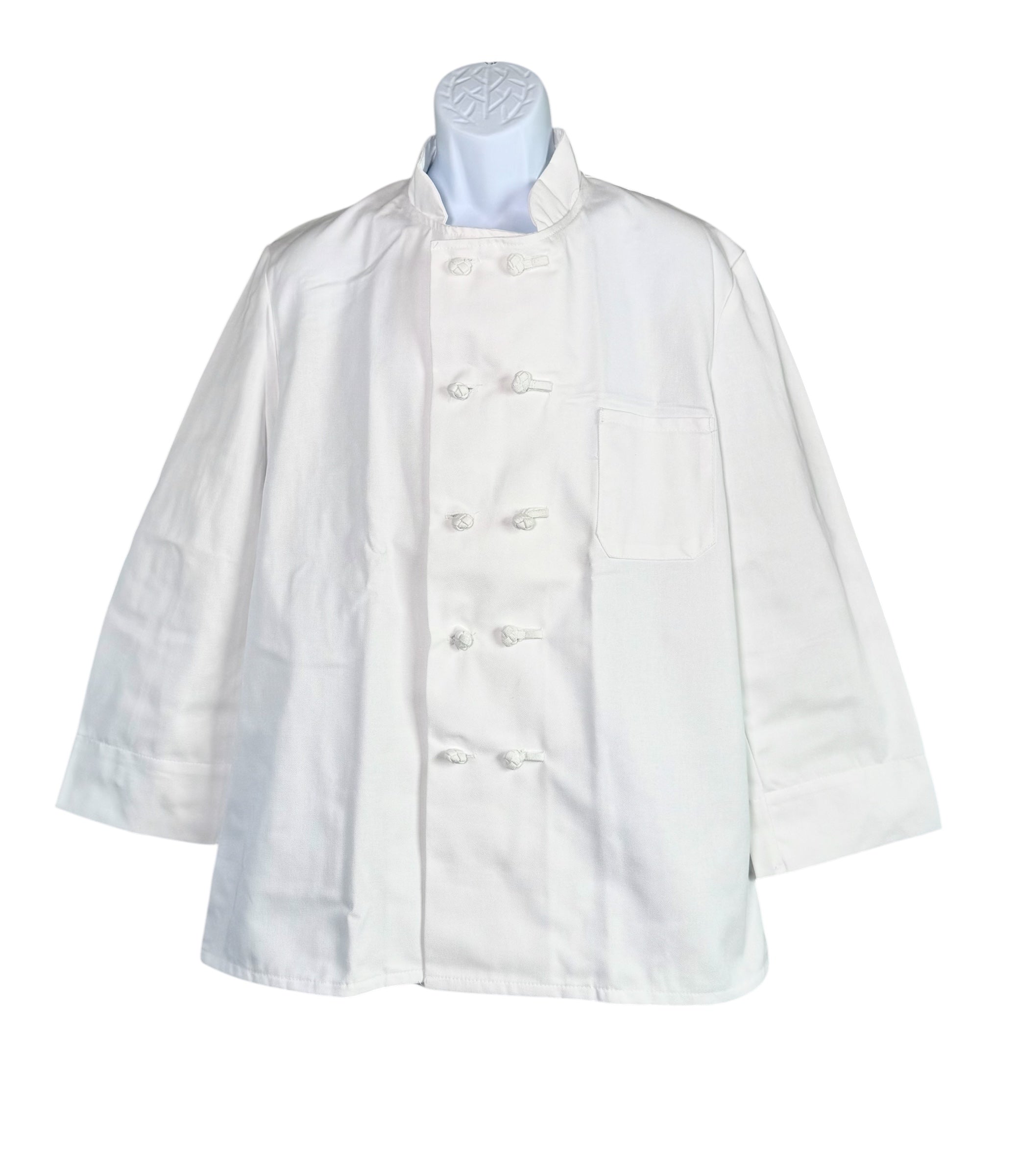 Unisex Long Sleeve Chef Coat, White - Assorted Styles