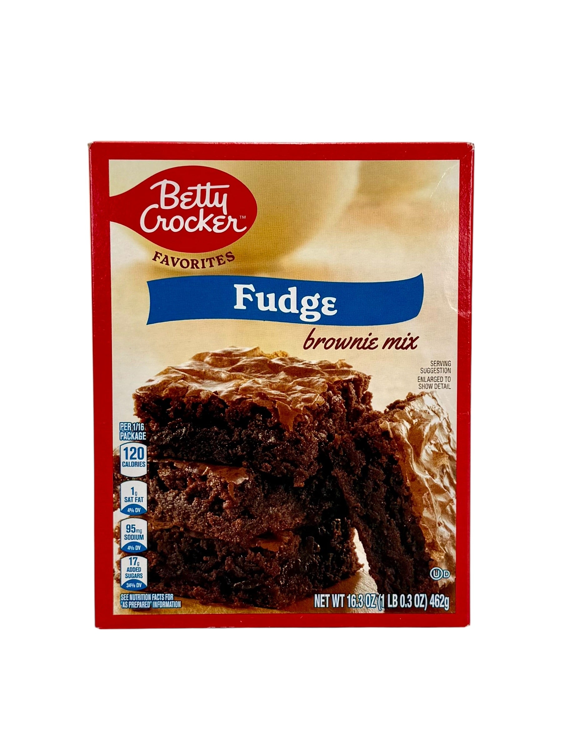 Betty Crocker Fudge Brownie Mix, 16.3 oz. Package