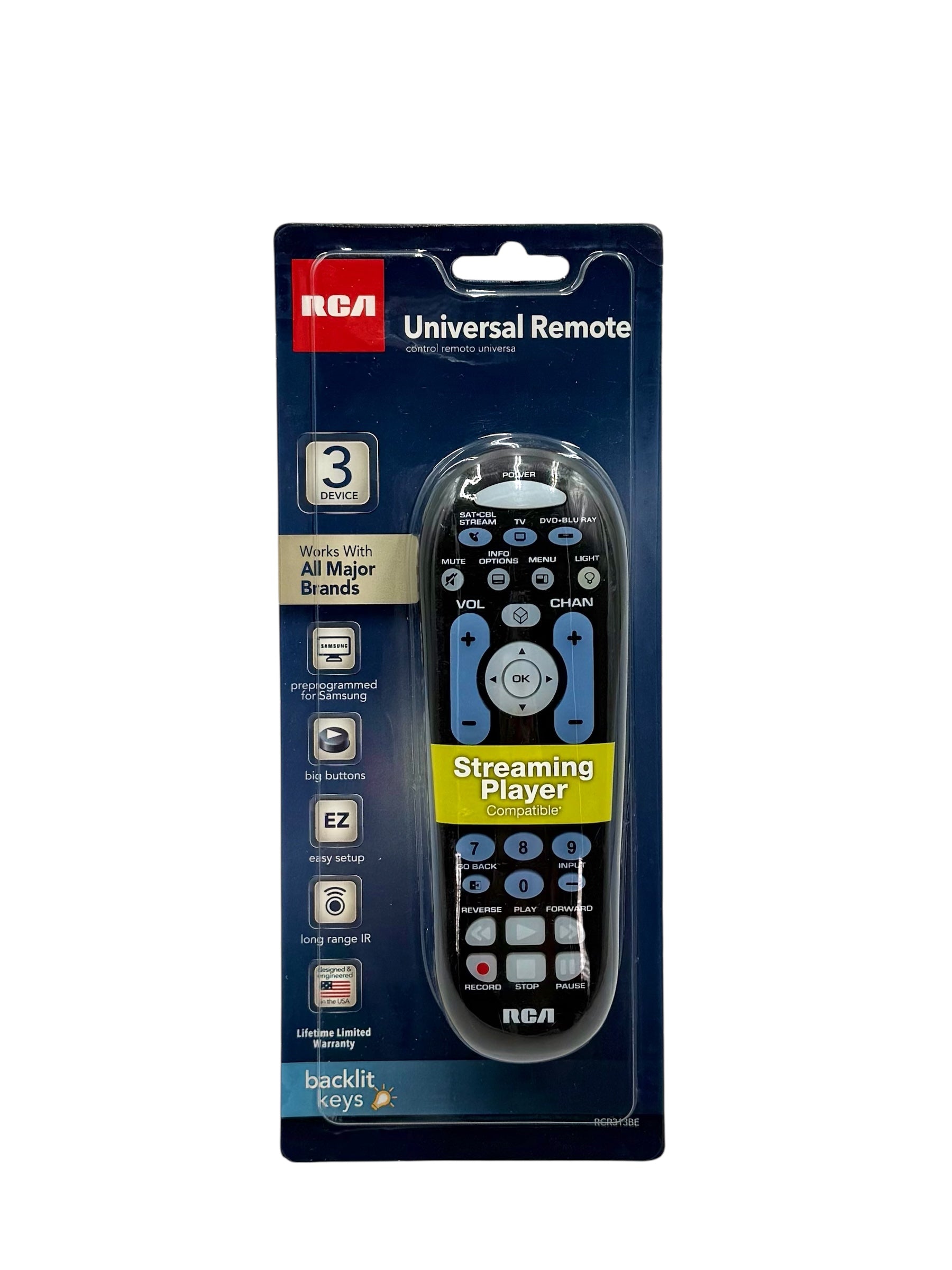 RCA Universal 3 Device Remote Control