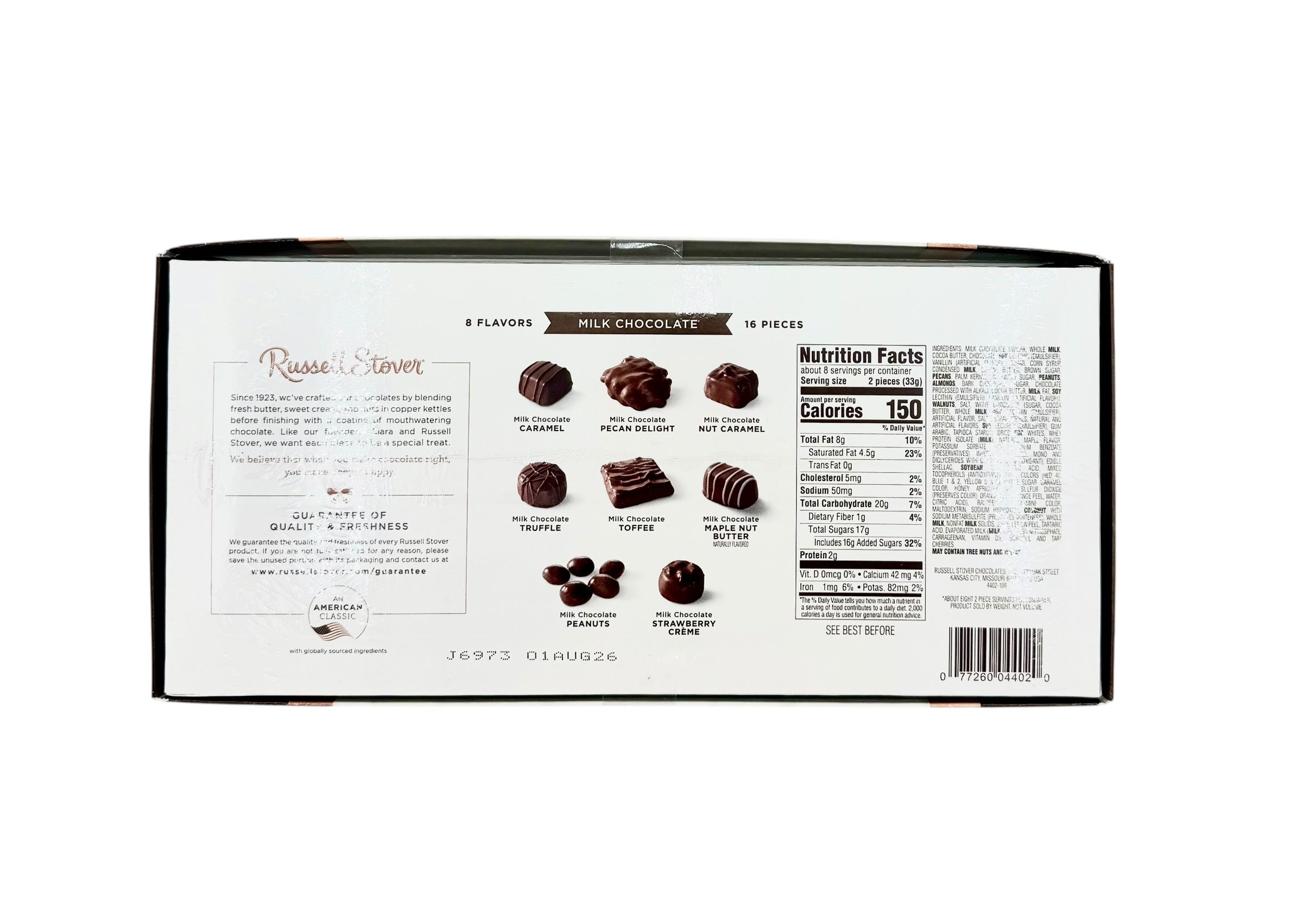 Russell Stover Milk Chocolate Assortment, 16 Pieces (9.4 oz.)