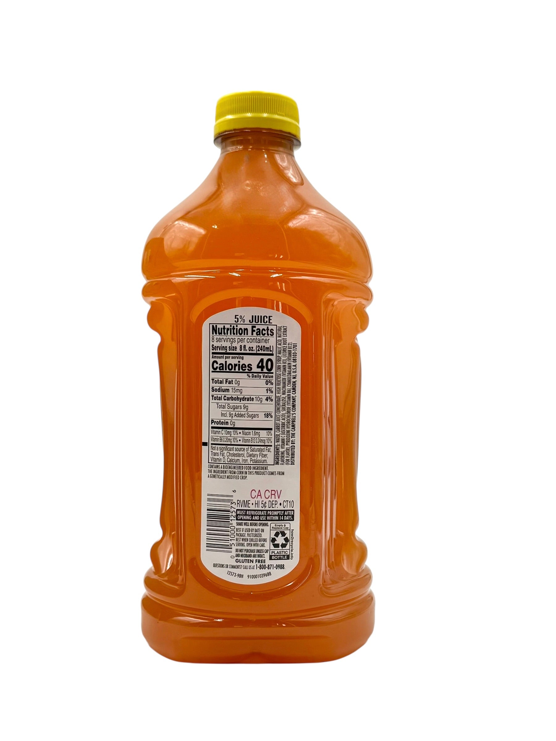 V8 Splash Tropical Blend - 64 oz. Bottle, Case of 6 Bottles