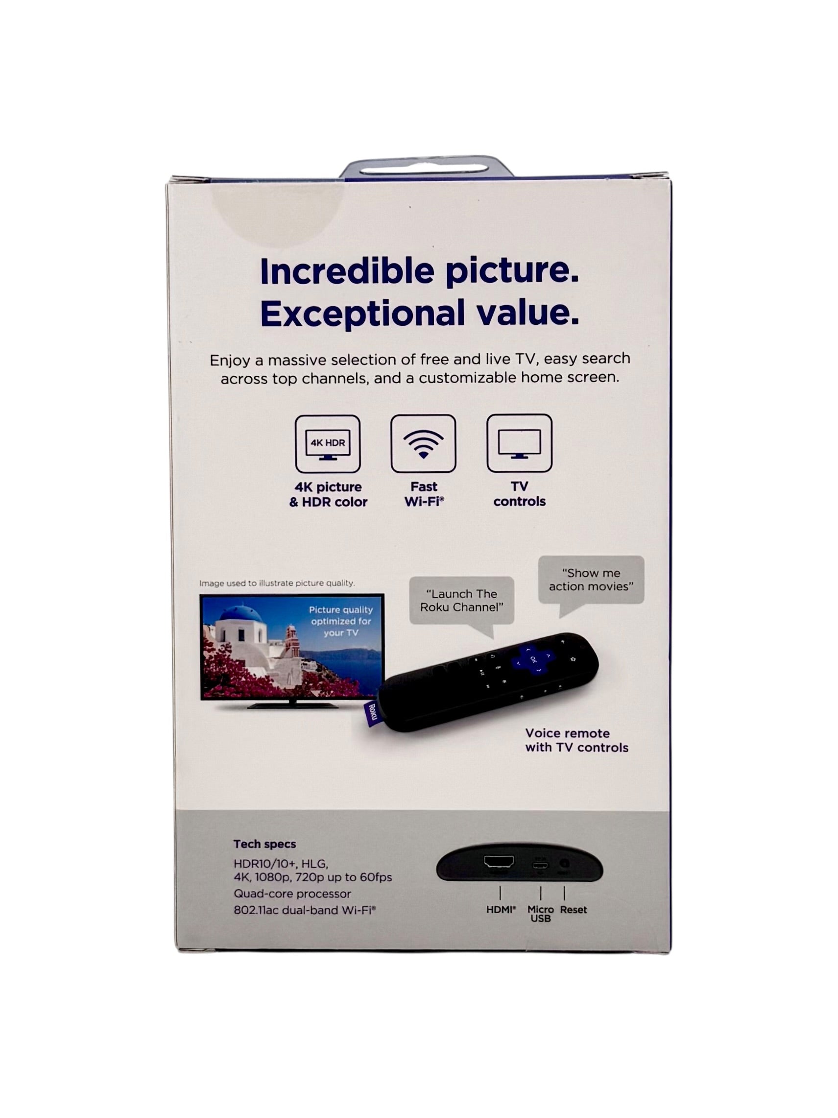 Roku Express 4K+ Streaming Device with Roku Voice Remote