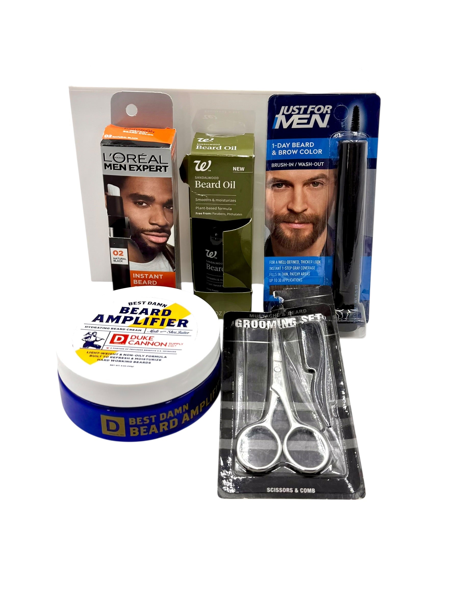 Beard & Mustache Care - Bag of 5 Assorted Items