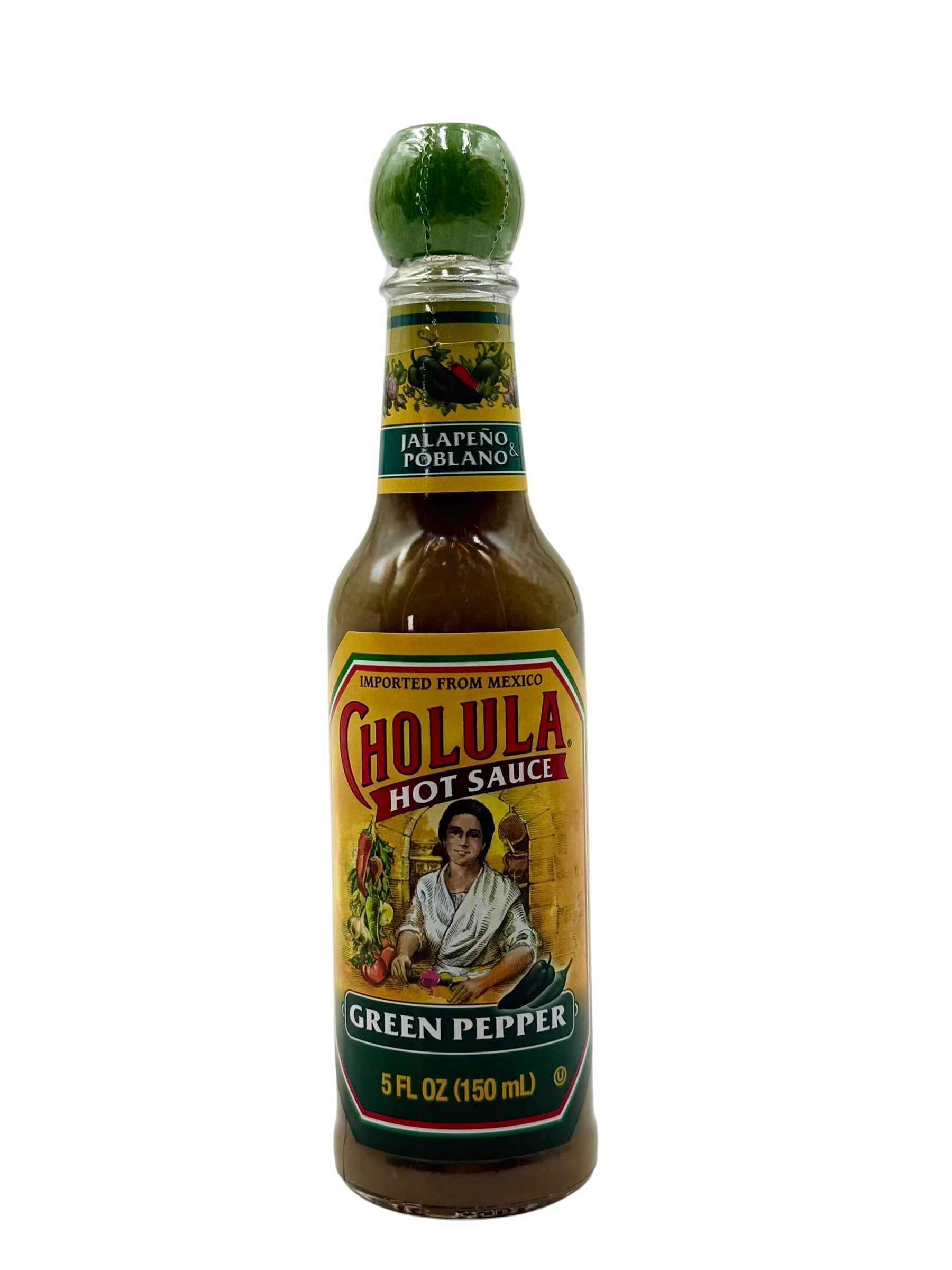Cholula Green Pepper Hot Sauce, 5 fl. oz. Jar