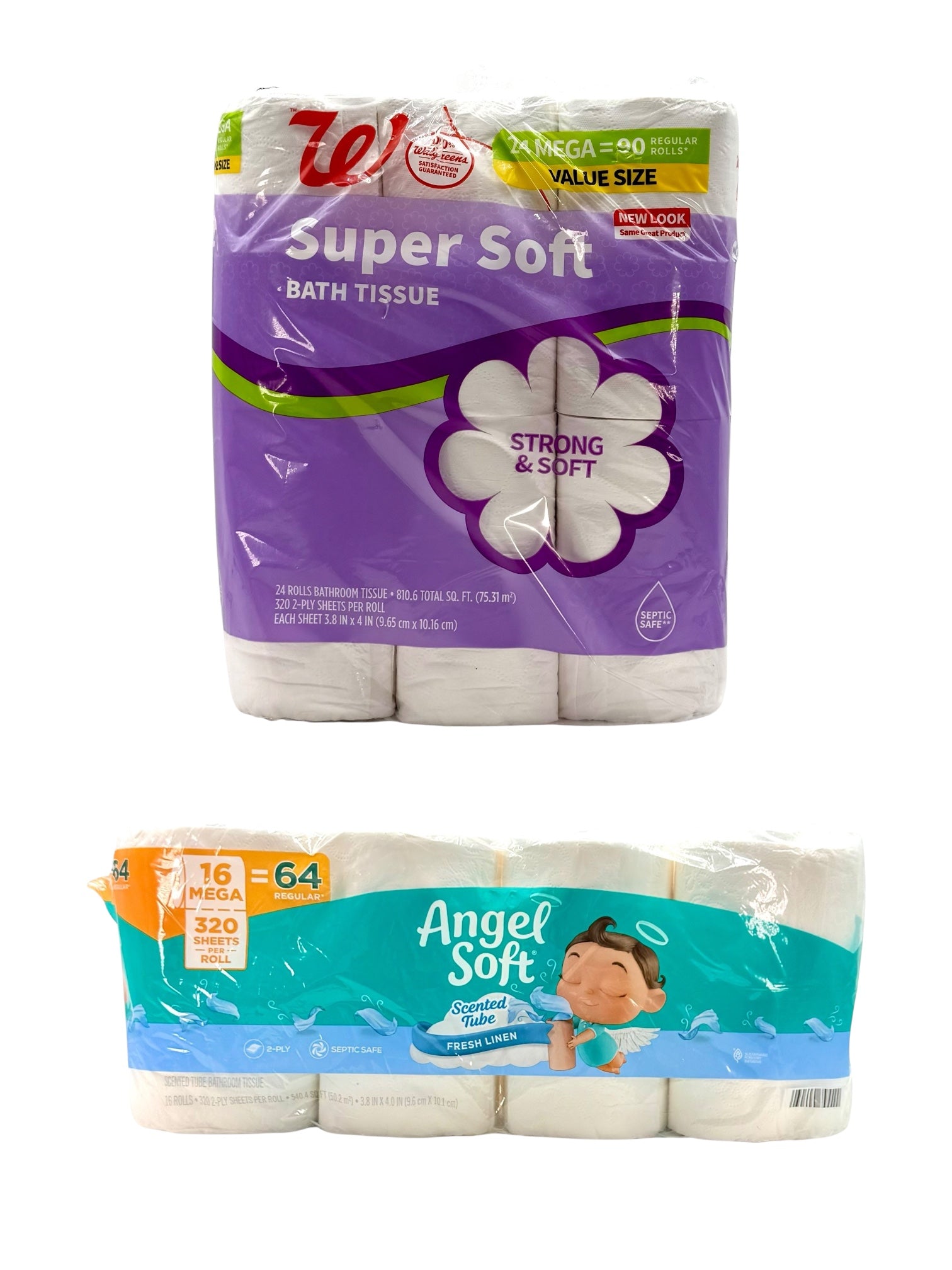 Toilet Paper, Large Pack - Assorted Brands