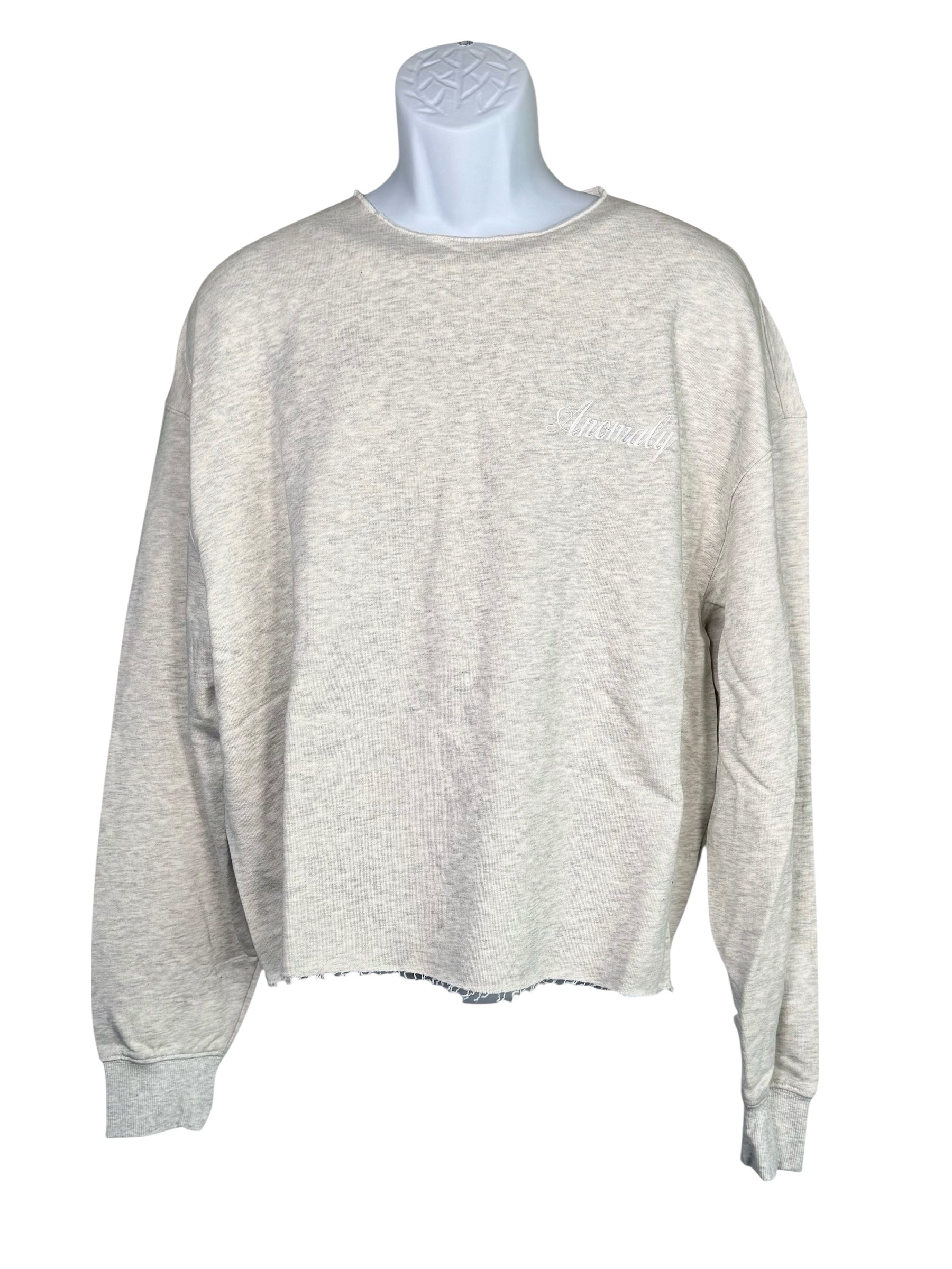 Crop Long Sleeve Crewneck - Anomaly Apparel