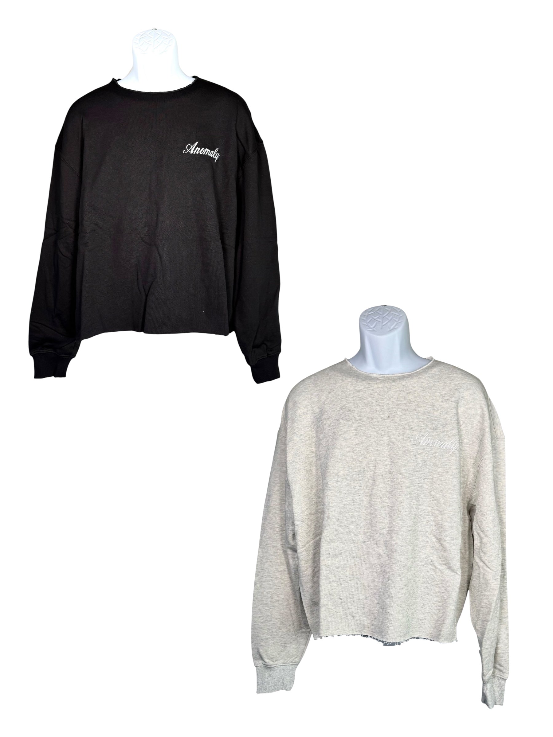 Crop Long Sleeve Crewneck - Anomaly Apparel