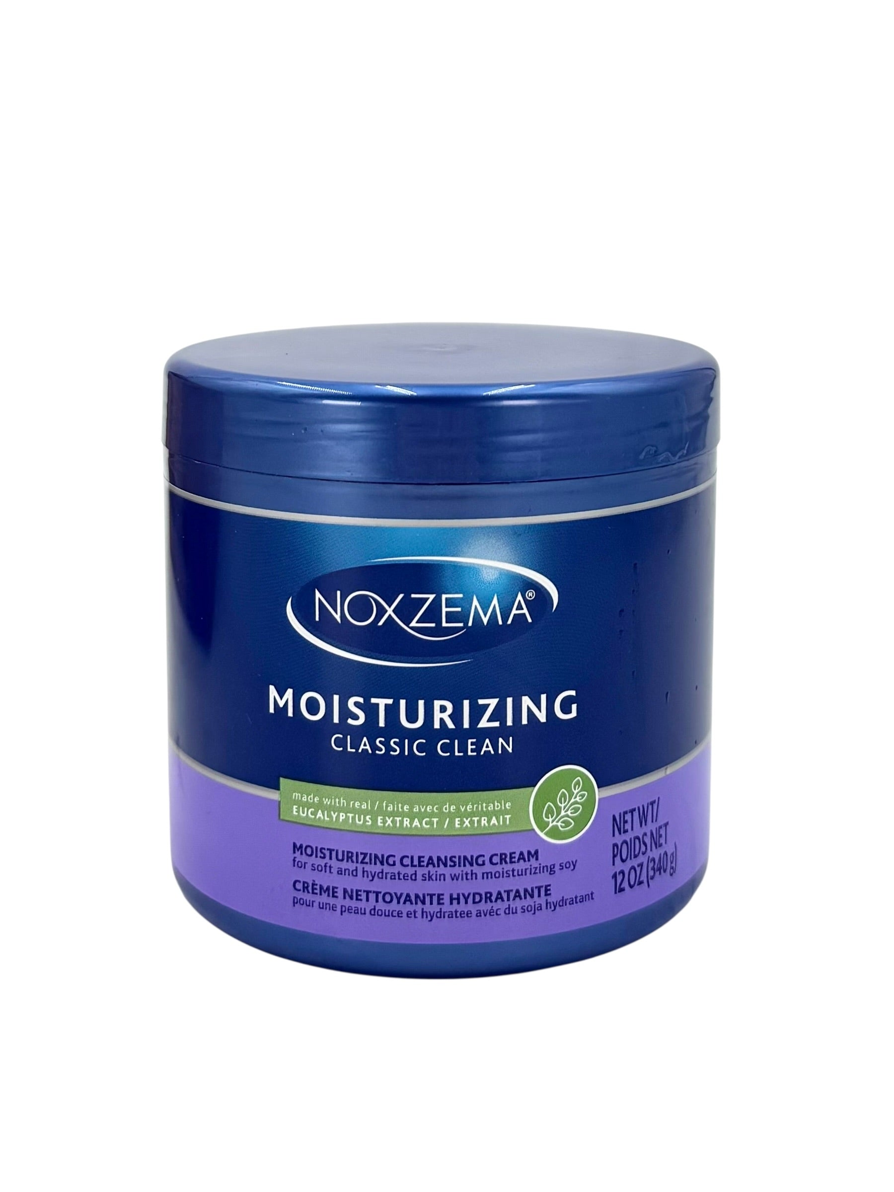Noxzema Moisturizing Facial Cleansing Cream, 12 oz. Jar - Case of 6 Jars