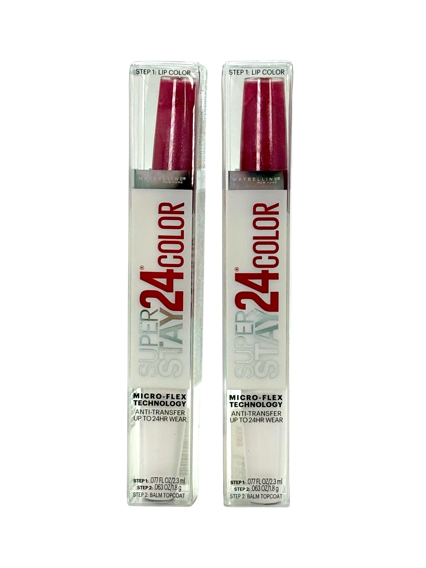 Maybelline SuperStay 24 2-Step Long Lasting Liquid Lipstick- Pack of 2