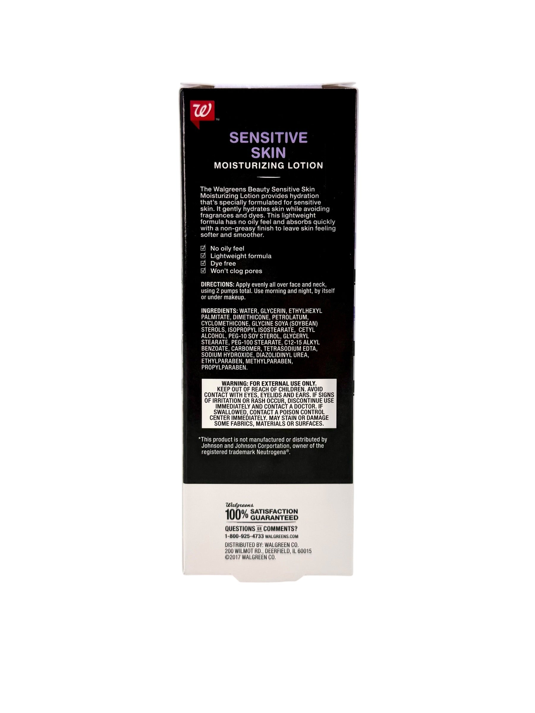 Sensitive Skin Face Moisturizing Lotion, 4 oz. Pump Bottle - Walgreens Brand
