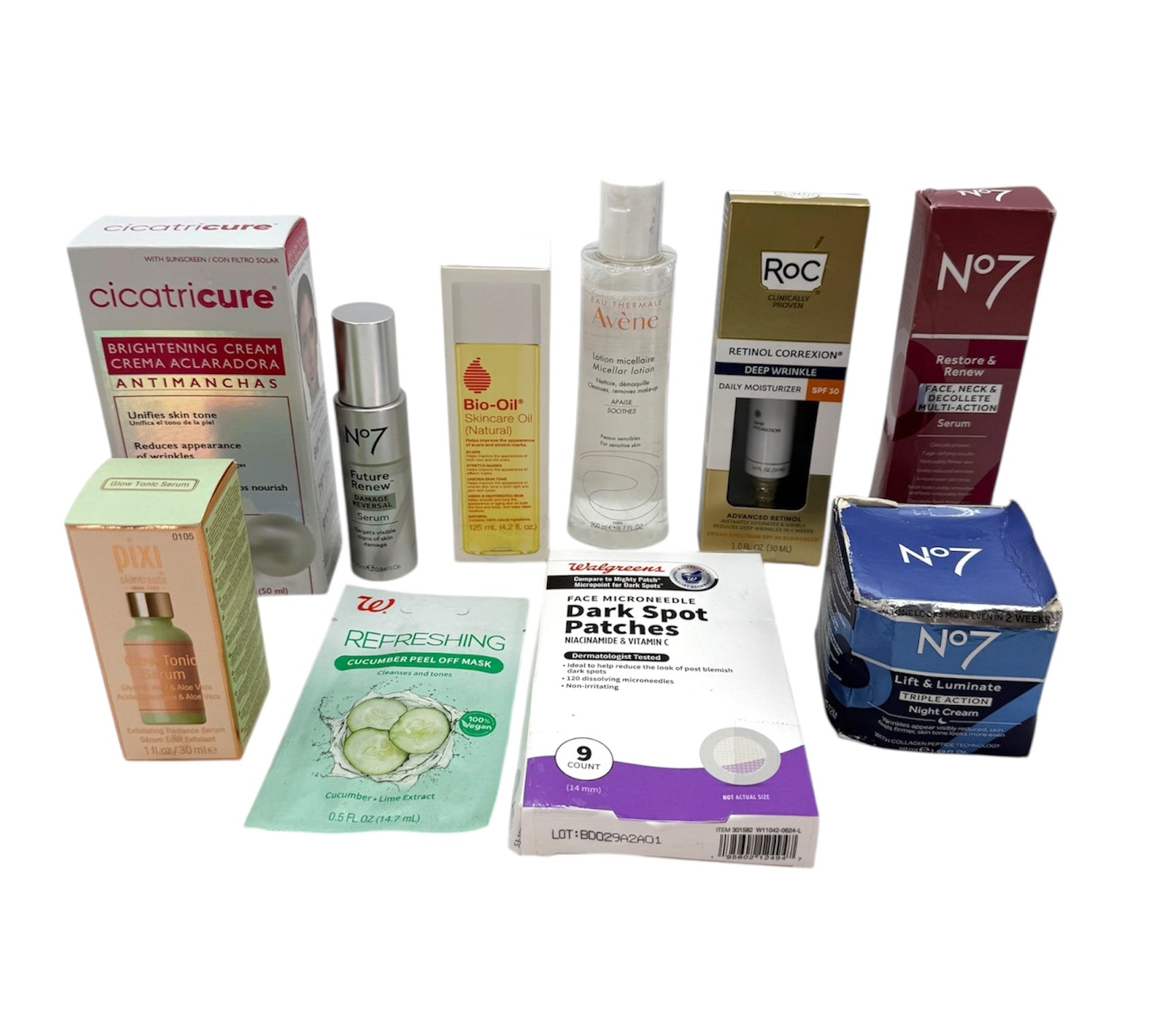 Face Wash, Lotions, and Assorted Face Skin Care Products