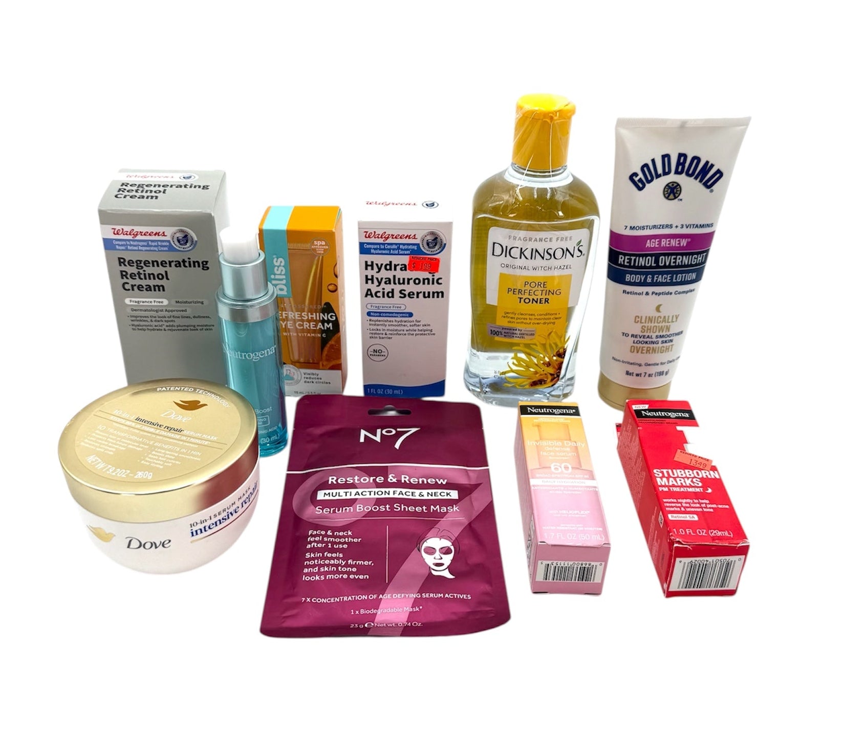 Face Wash, Lotions, and Assorted Face Skin Care Products