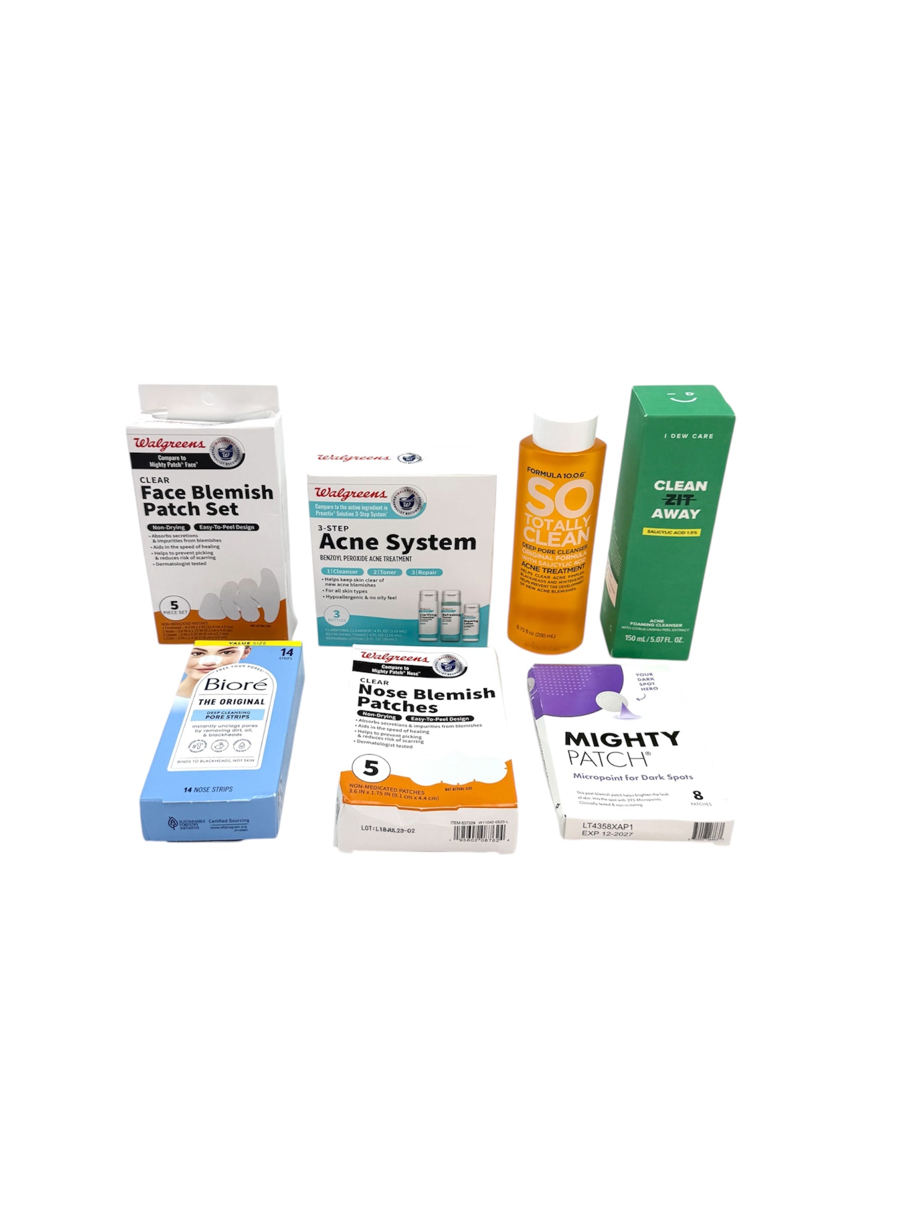 Face Wash, Lotions, and Assorted Face Skin Care Products