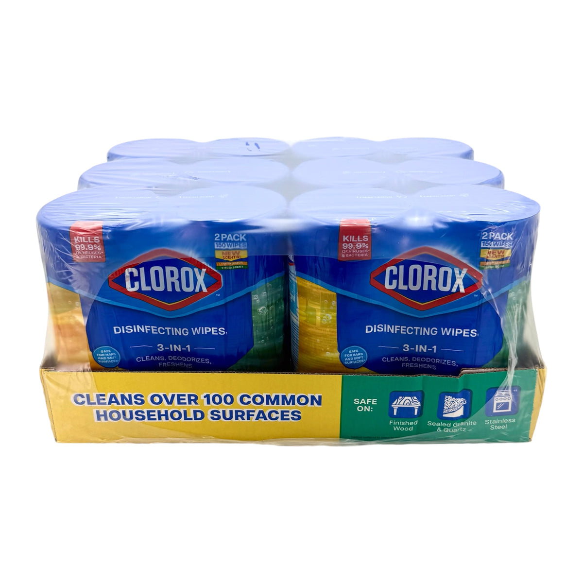 Clorox Disinfecting Wipes, Bleach Free - Crisp Lemon & Fresh Scent