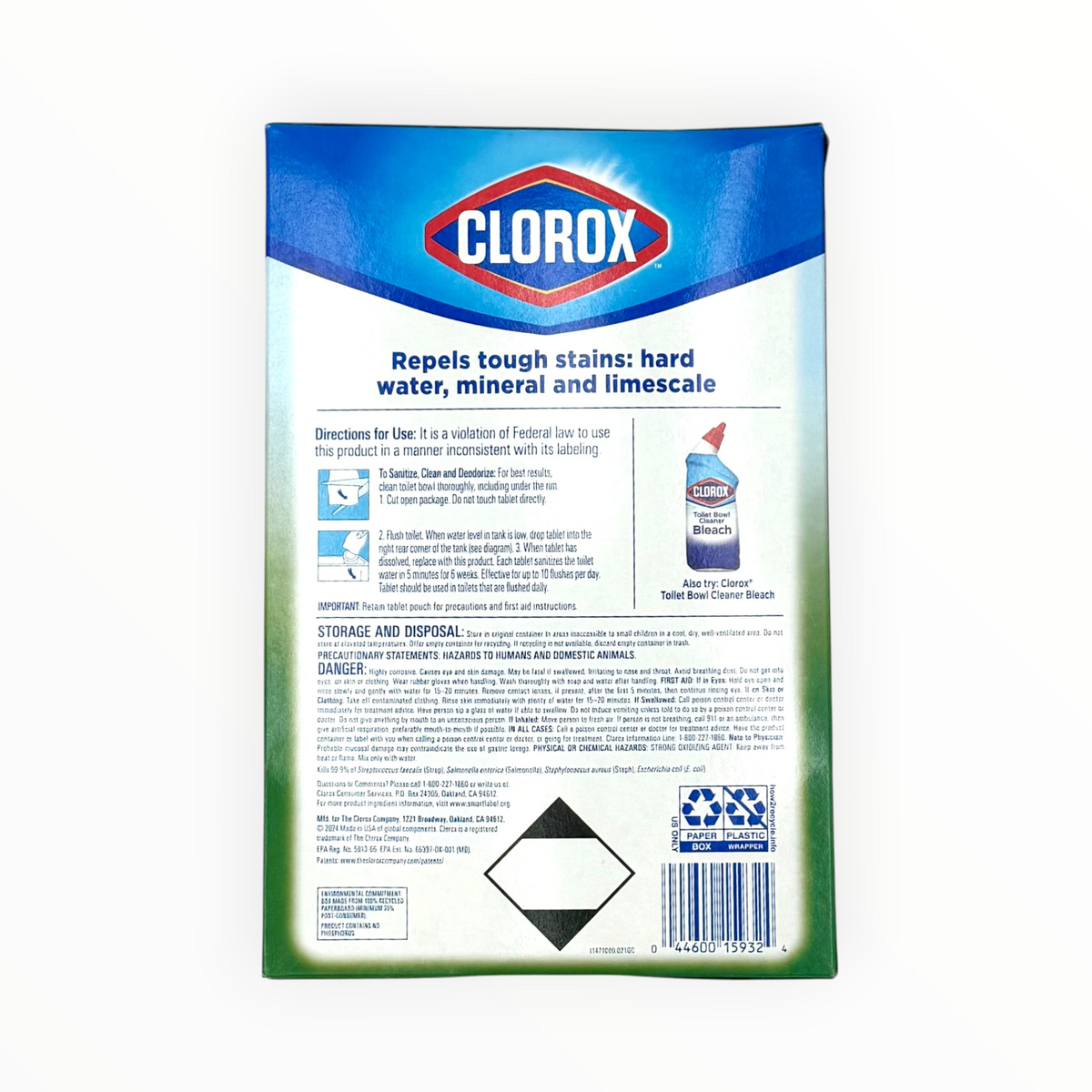 Clorox Ultra Clean Toilet Tablets - Pack of 6 Tablets