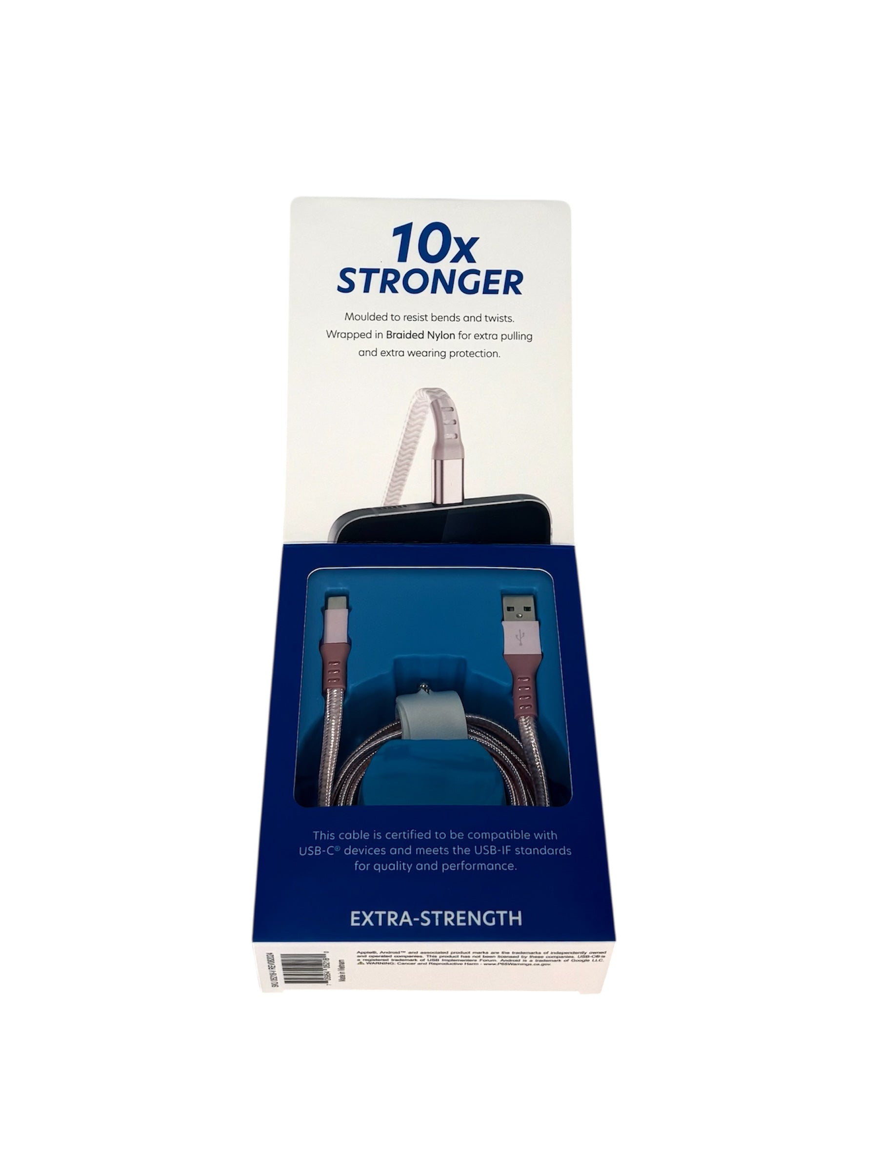 Just Wireless Extra Strength 6 ft. USB-C to USB-A Cable