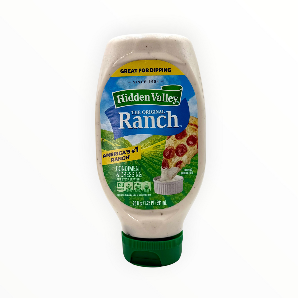Hidden Valley Original Ranch Condiment & Dressing - 20 oz. Bottle, Case of 6 Bottles